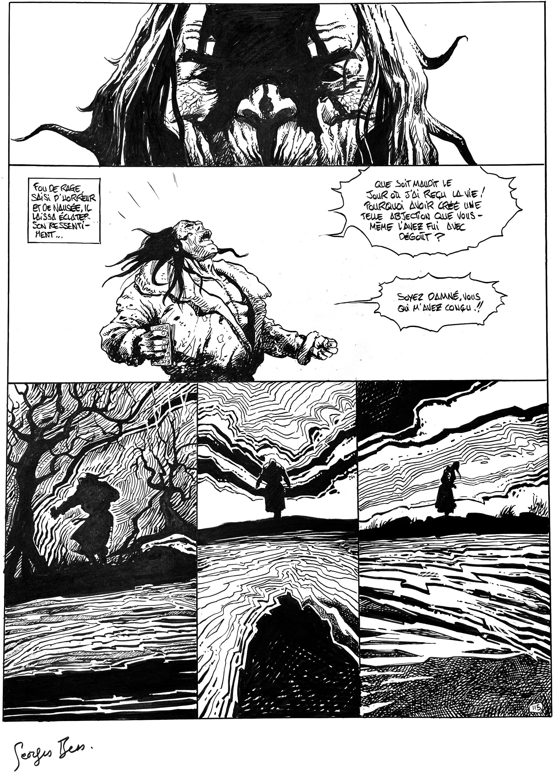 Frankenstein, Page #117 by Georges Bess