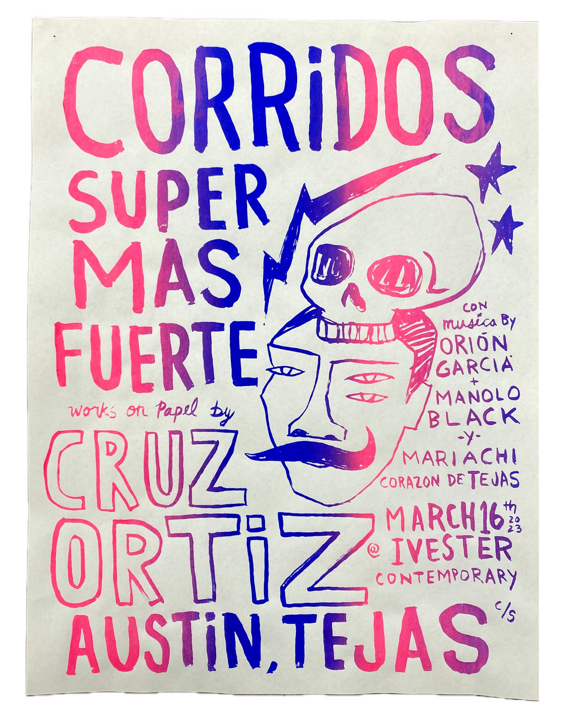Cruz Ortiz X Ivester Contemporary Gig Print by Cruz Ortiz