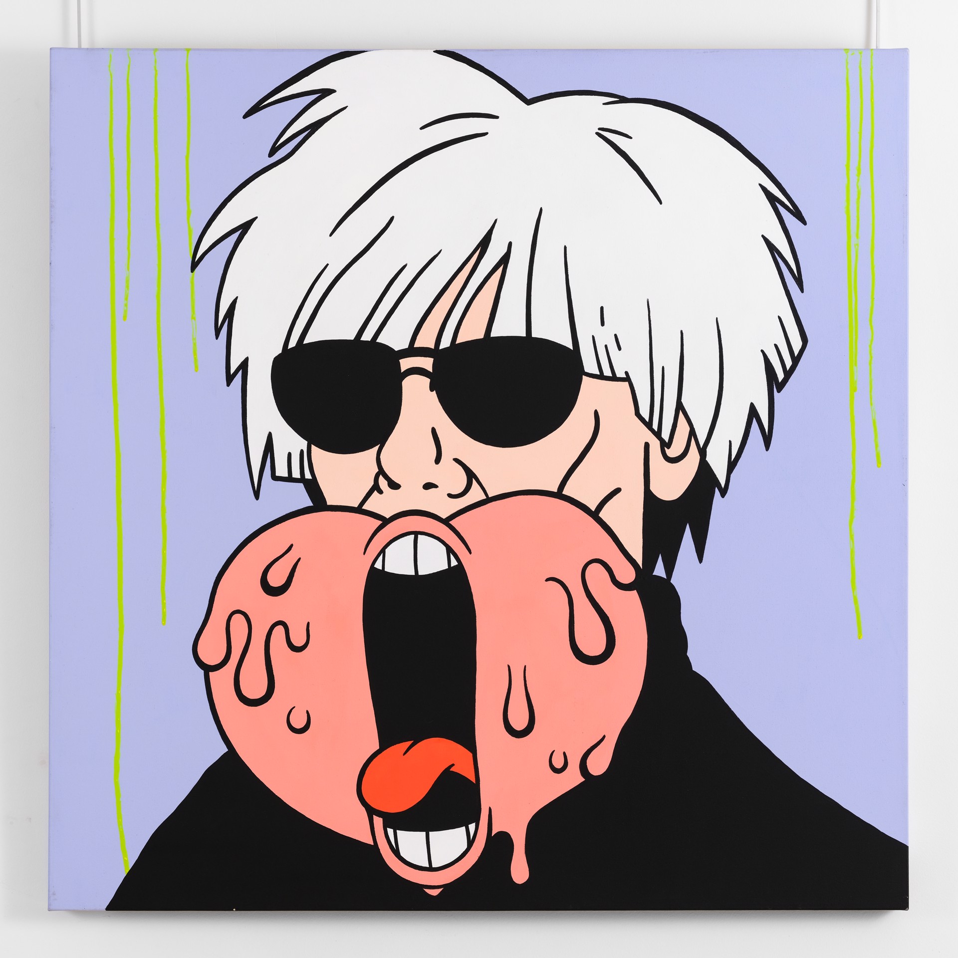 Warhol Screaming Heart (Coral) by Antoine TAVA
