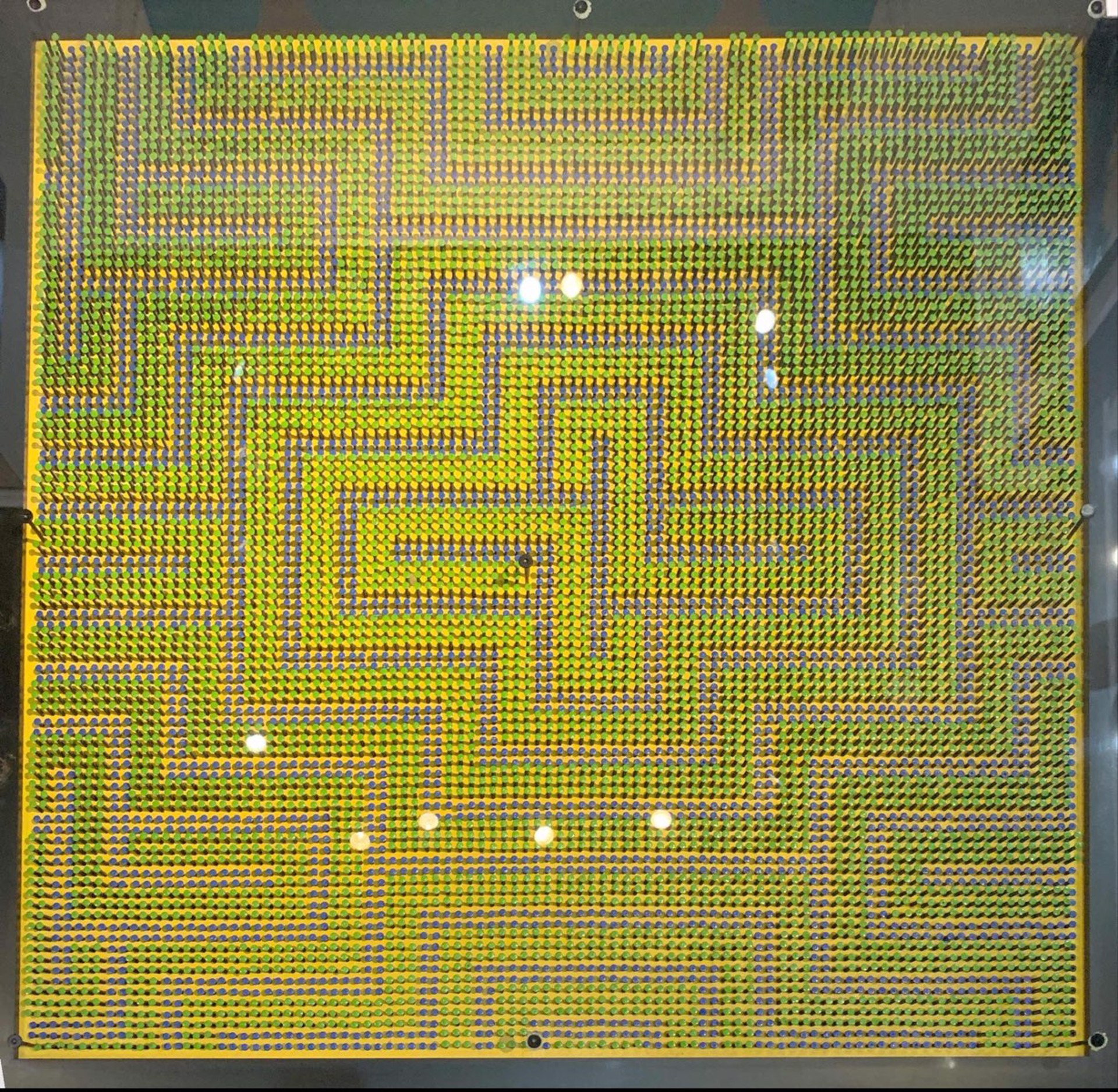 "Labyrinth" Coffee Table by Screw Art Board by Efi Mashiah
