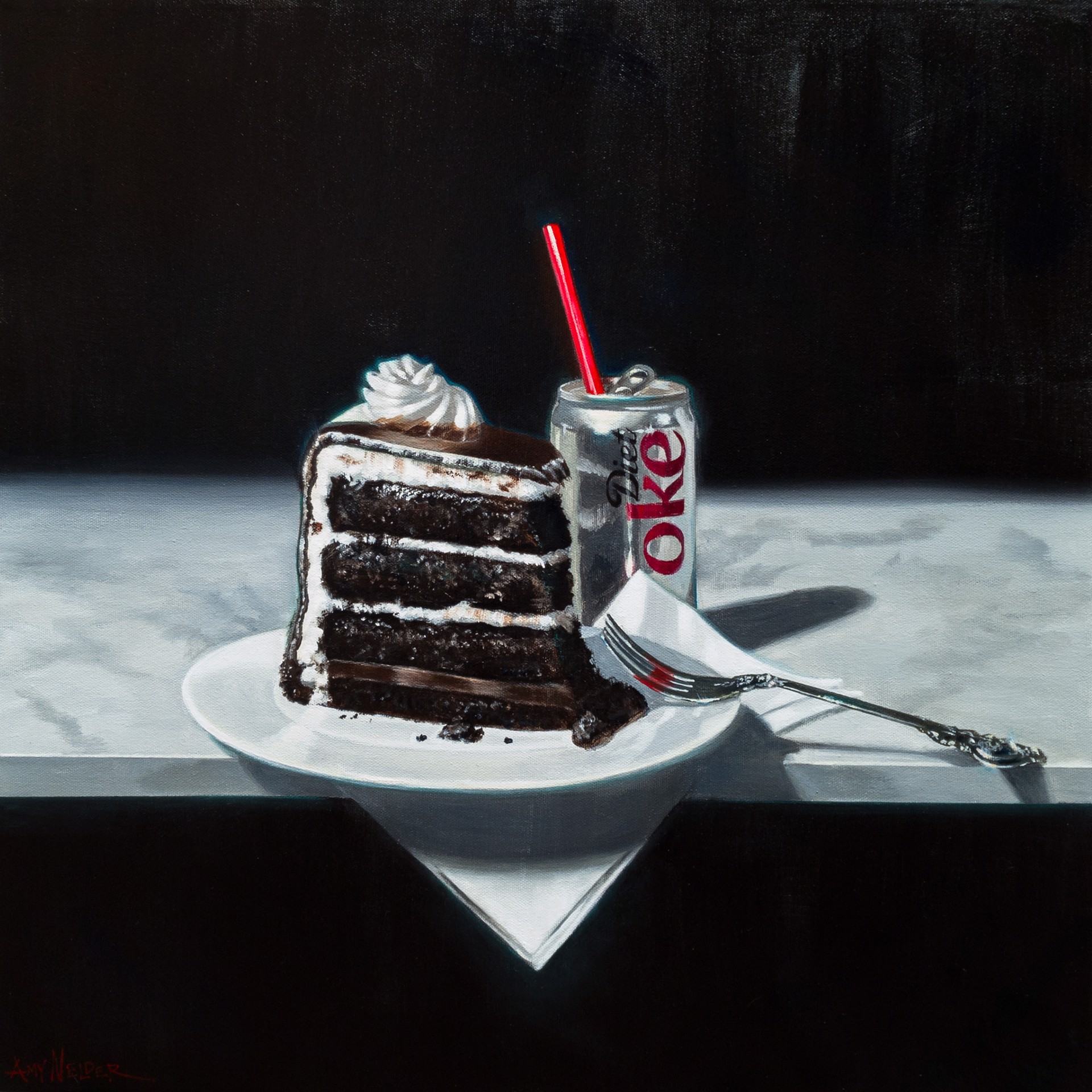 Kidding Myself with Cake by Amy Nelder