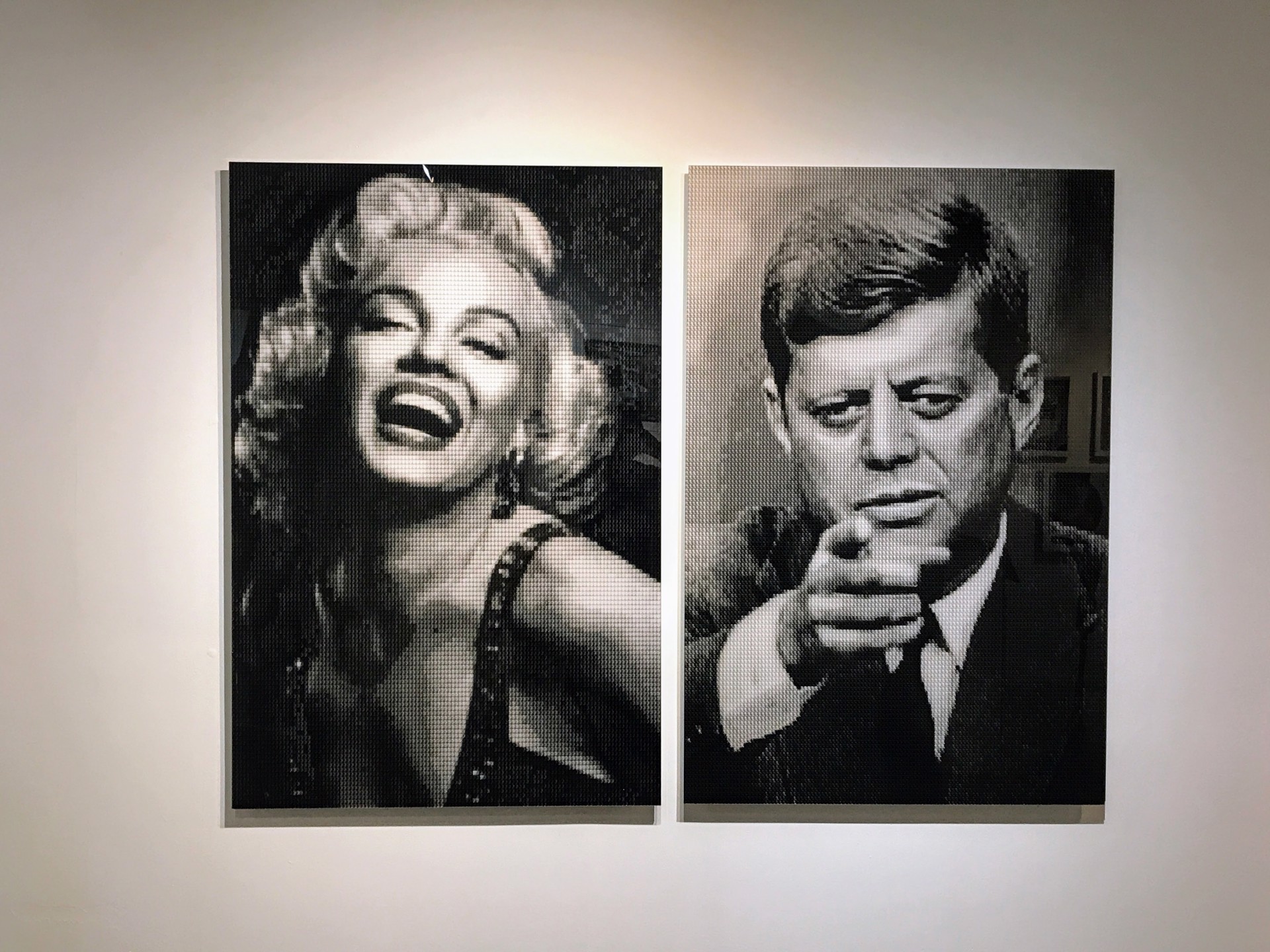 Marilyn vs JFK & JFK vs Marilyn by Alex Guofeng Cao