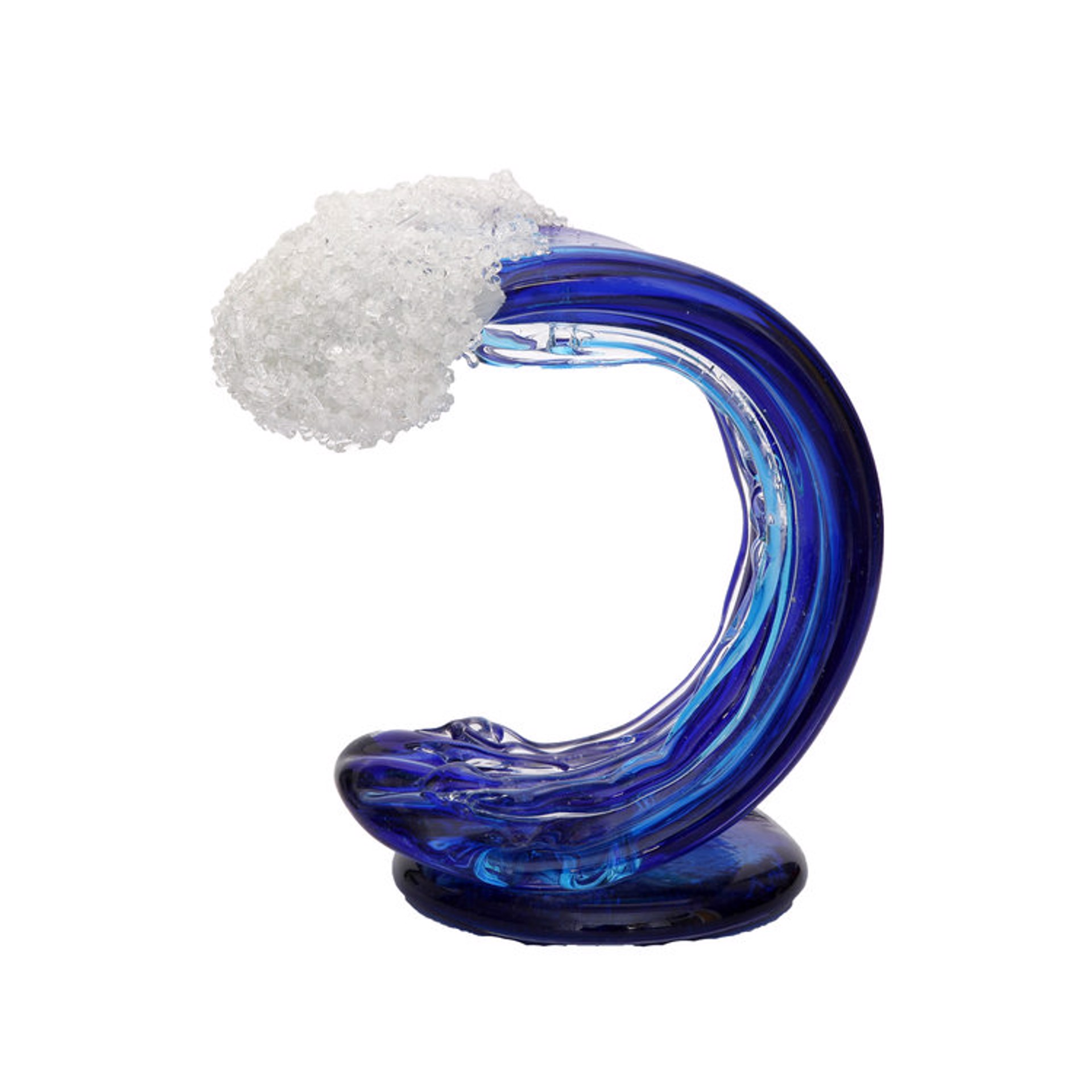 Ocean Wave Blue by EC Custom Glass