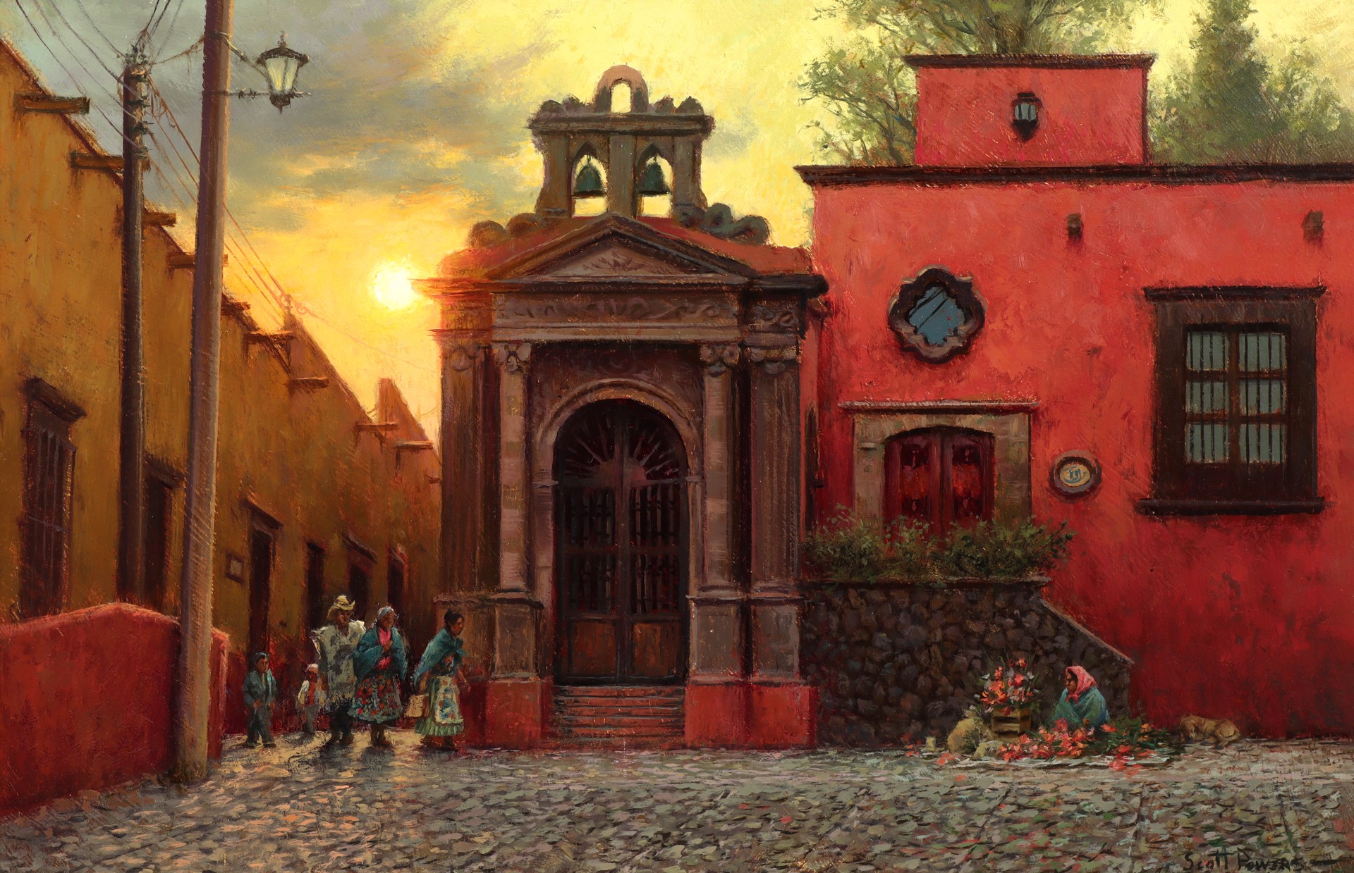Evening Shadows, San Miguel by Scott Tallman Powers