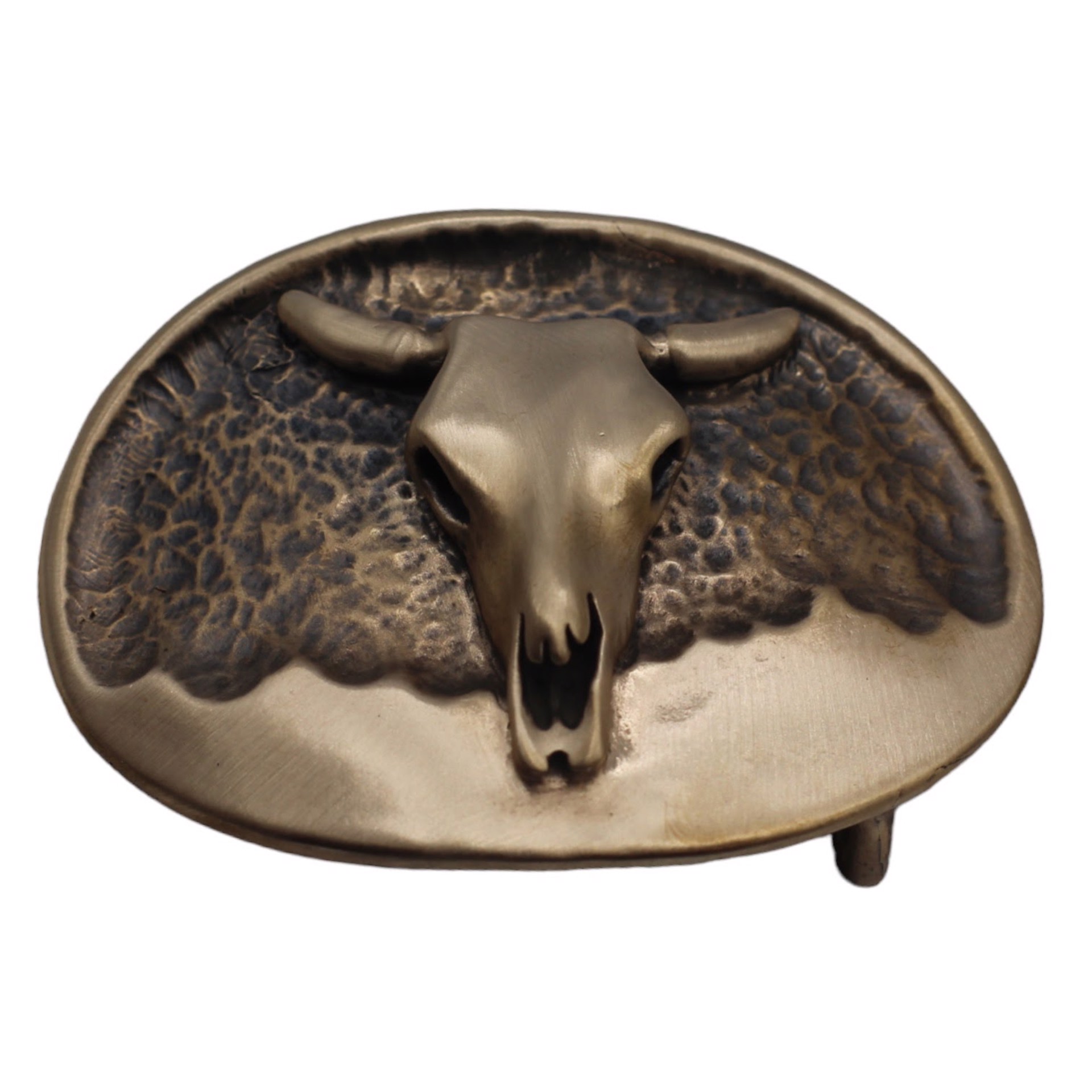 Bronze Cow Belt Buckle by Louisa Berky