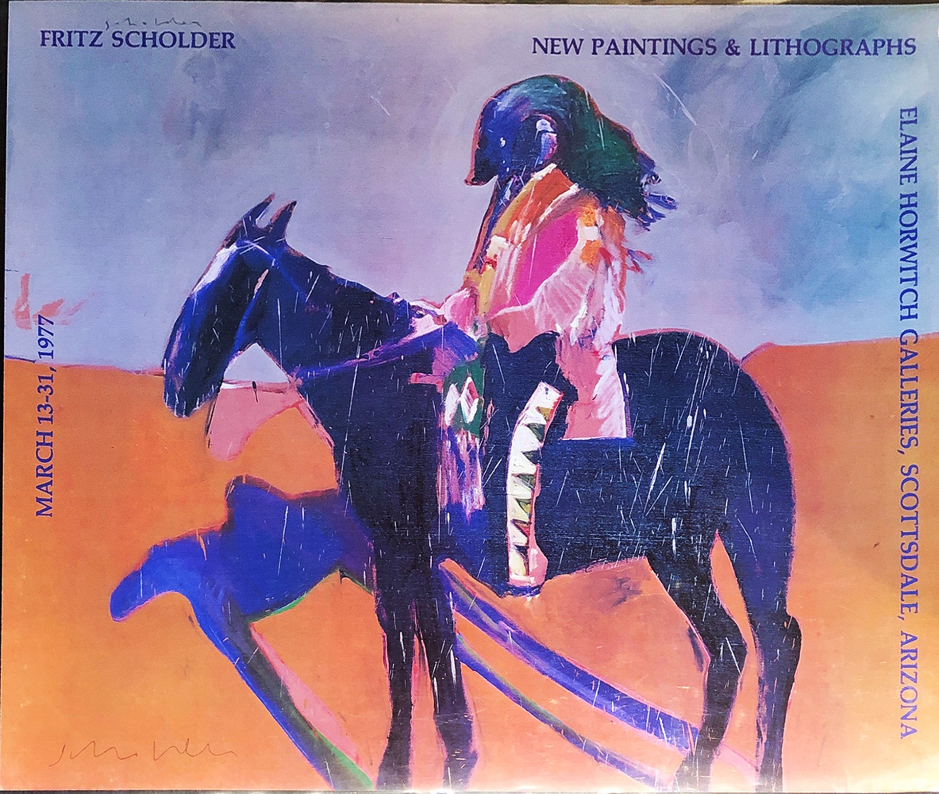 Elaine Horwitch Galleries (New Paintings & Lithographs) by Fritz Scholder