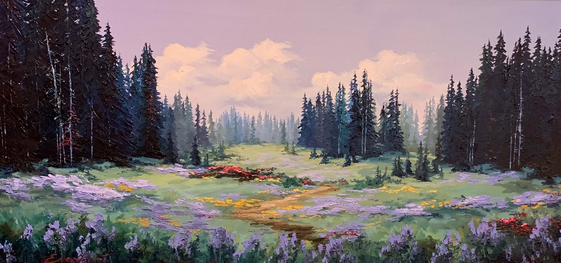 Purple Meadow by Amy Everhart