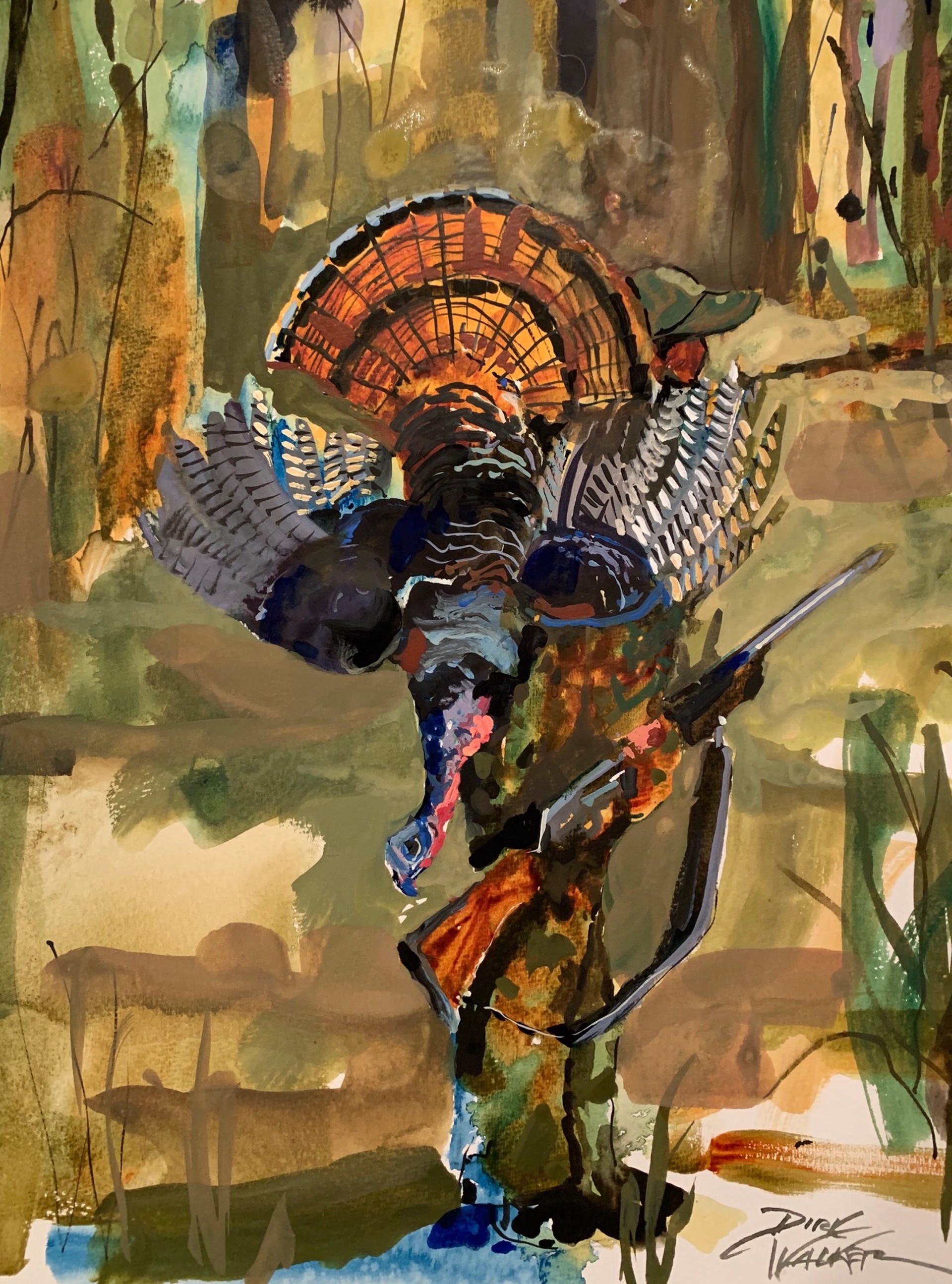 The Turkey Hunter II by Dirk Walker
