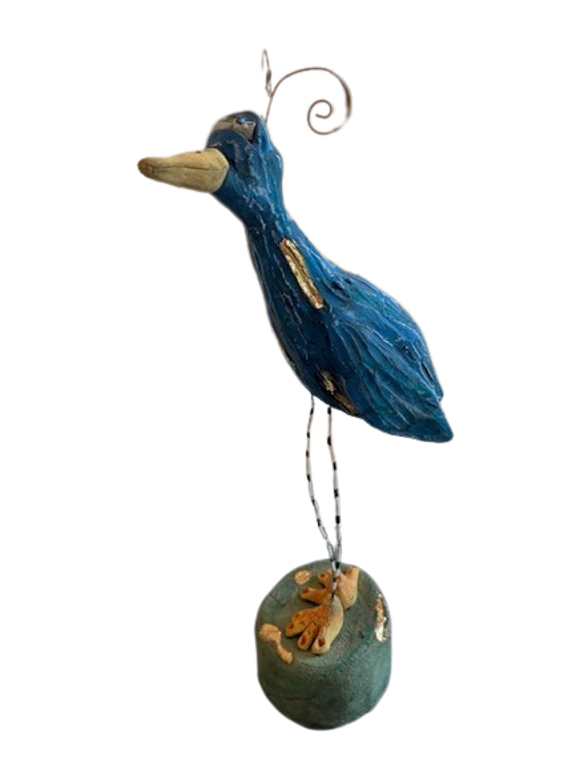 Blue Coocoo Bird by Justine Ferreri