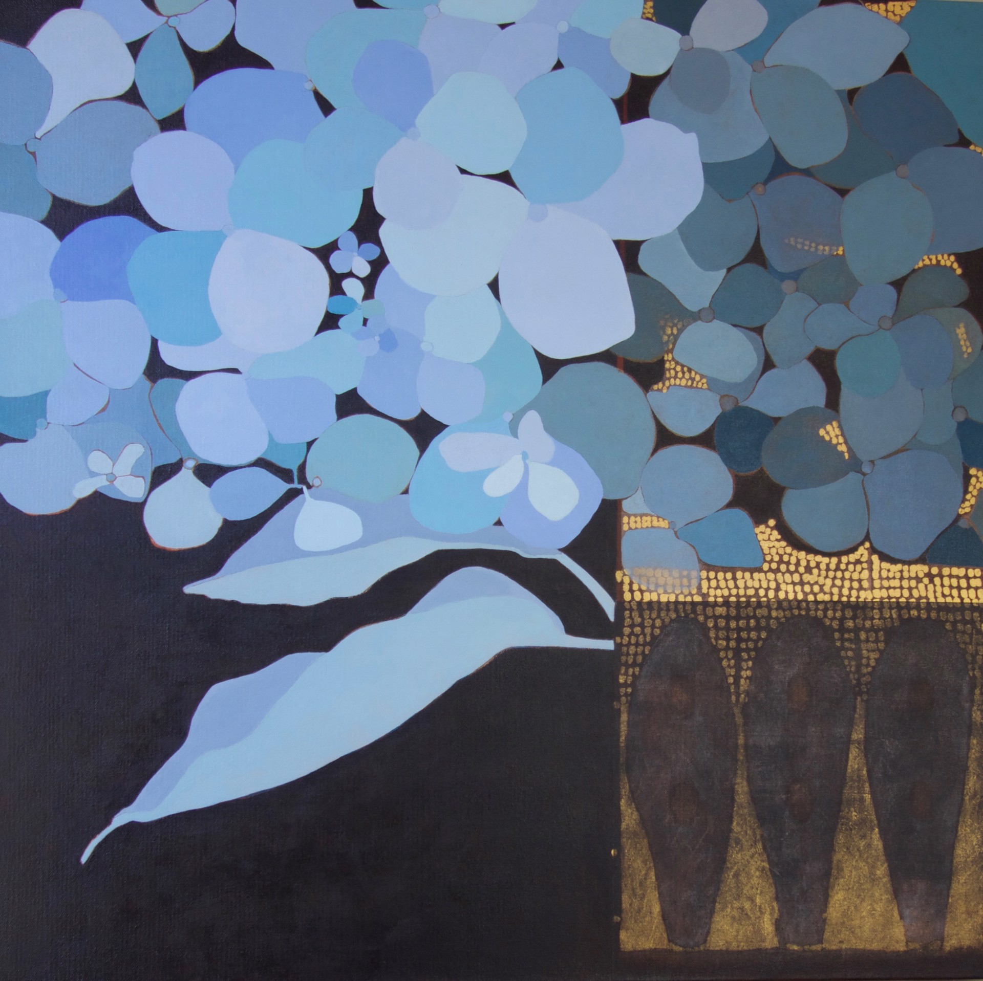 Blue Hydrangea by Sheila Keefe Ortiz