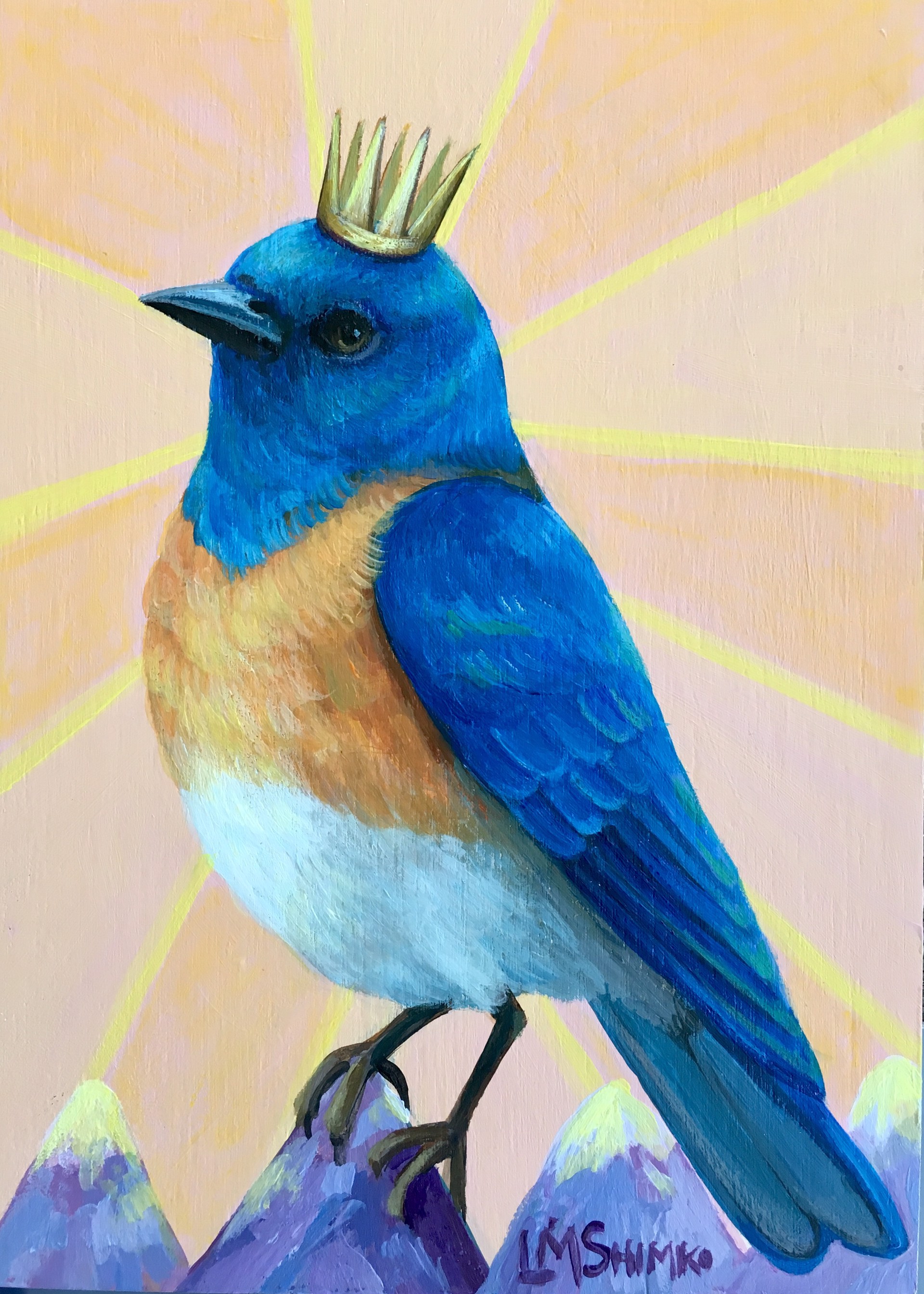Bluebird Morning by Lisa Shimko