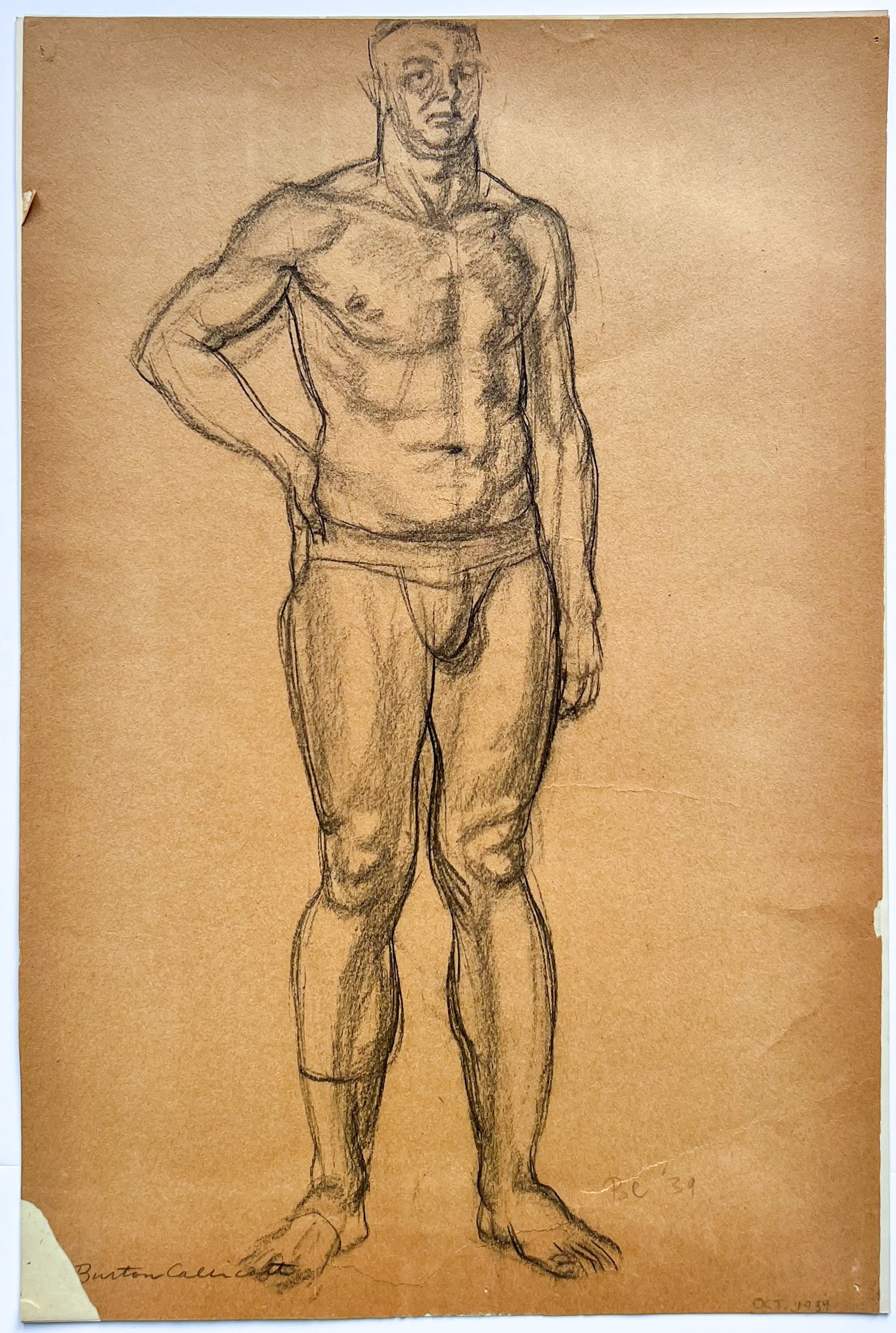 Standing Nude I by Burton Callicott