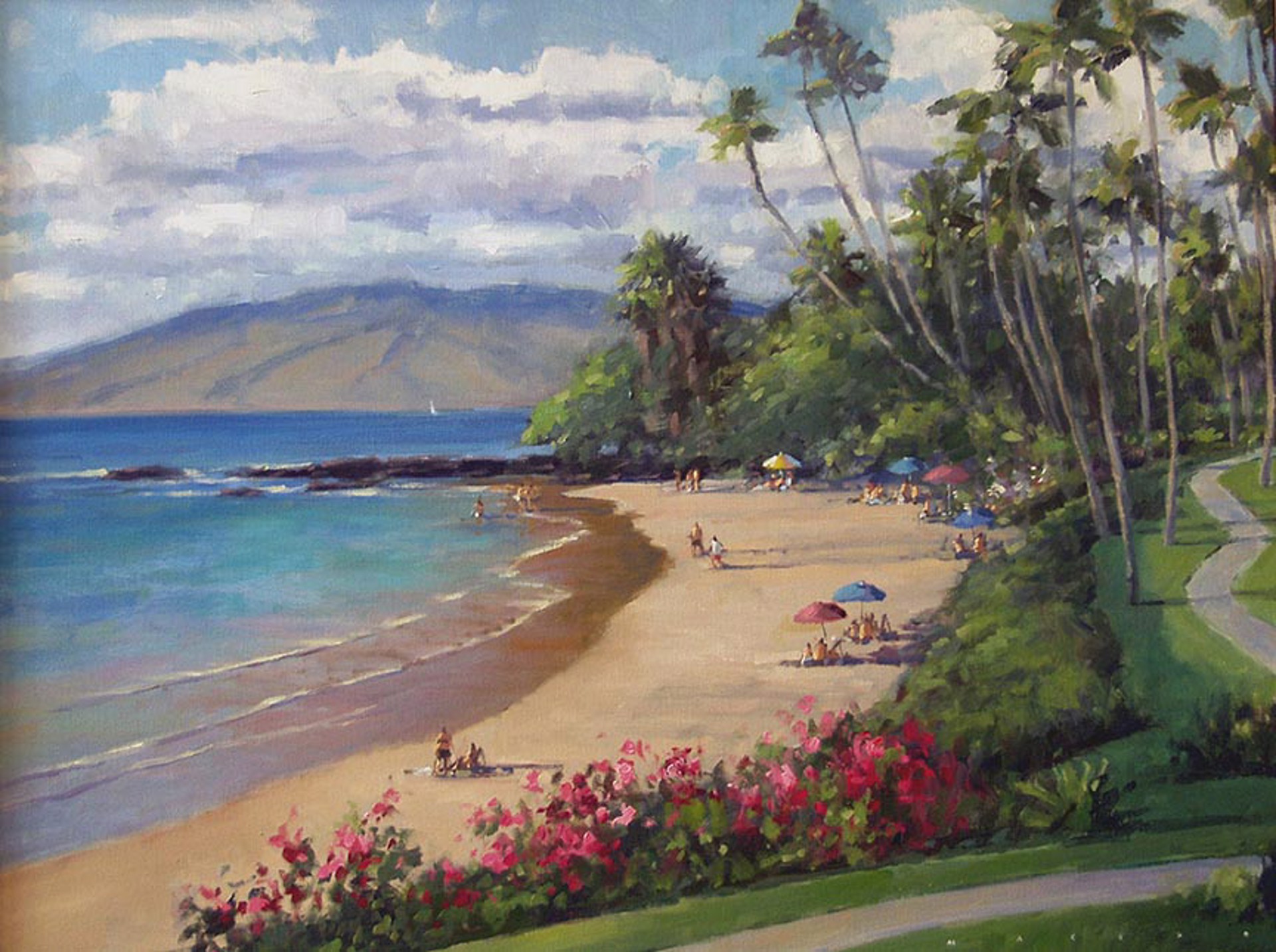 Perfect Days, Wailea - SOLD by Commission Possibilities / Previously Sold ZX