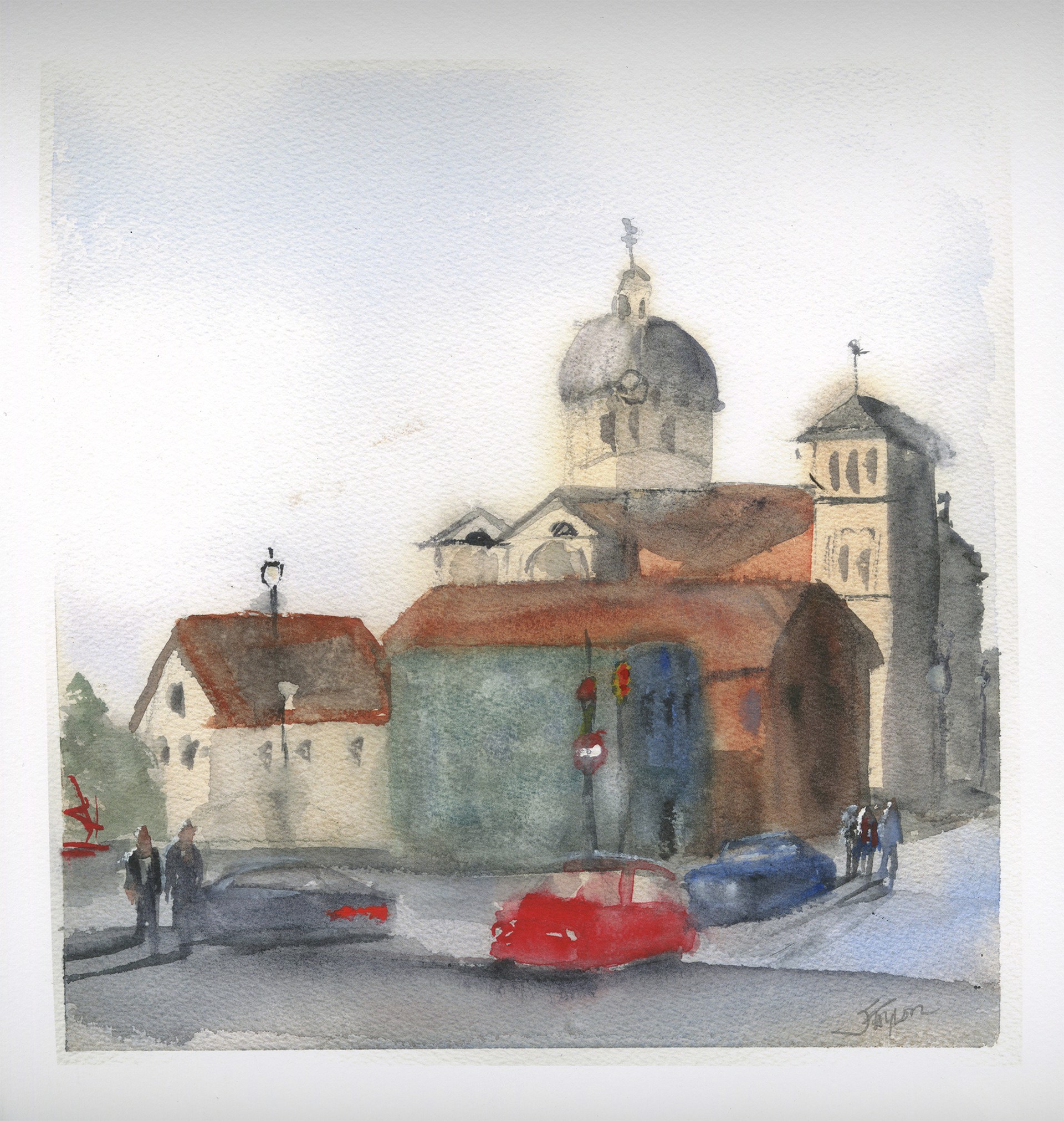 The Basilica of St. Josaphat by Julia Taylor