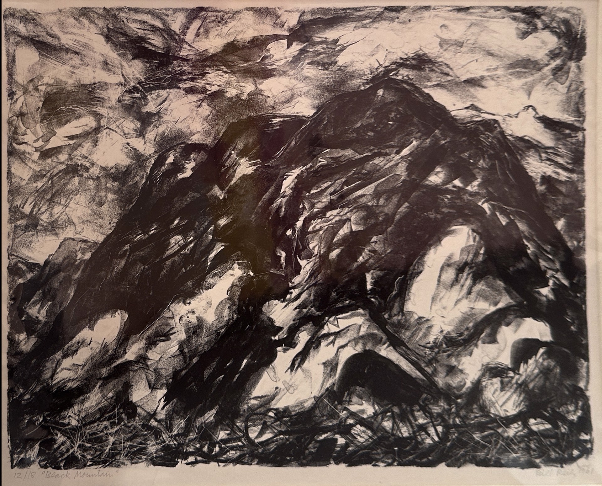78. Black Mountain by Bill Reily - Prints