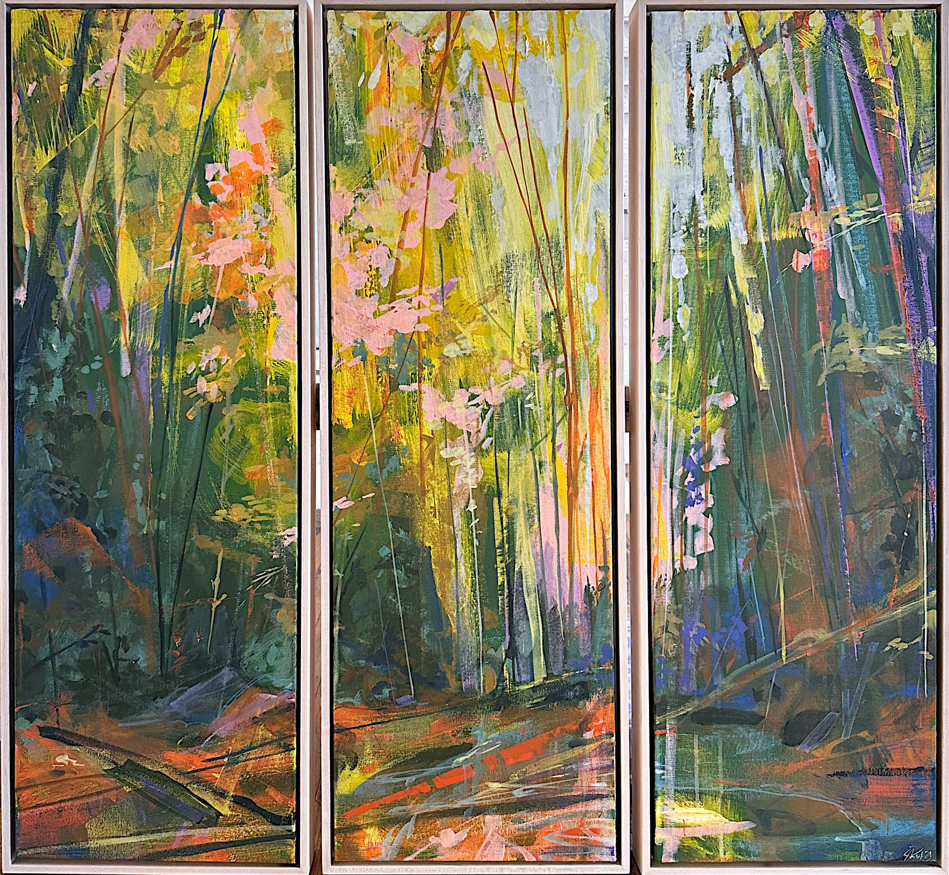 Fall Harmony Triptych by Jeremy Russell
