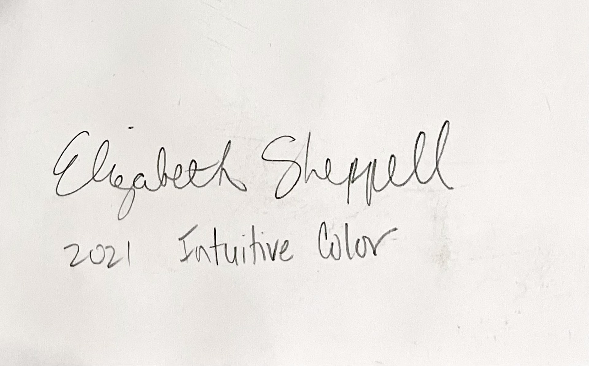 Intuitive Color by Elizabeth Sheppell