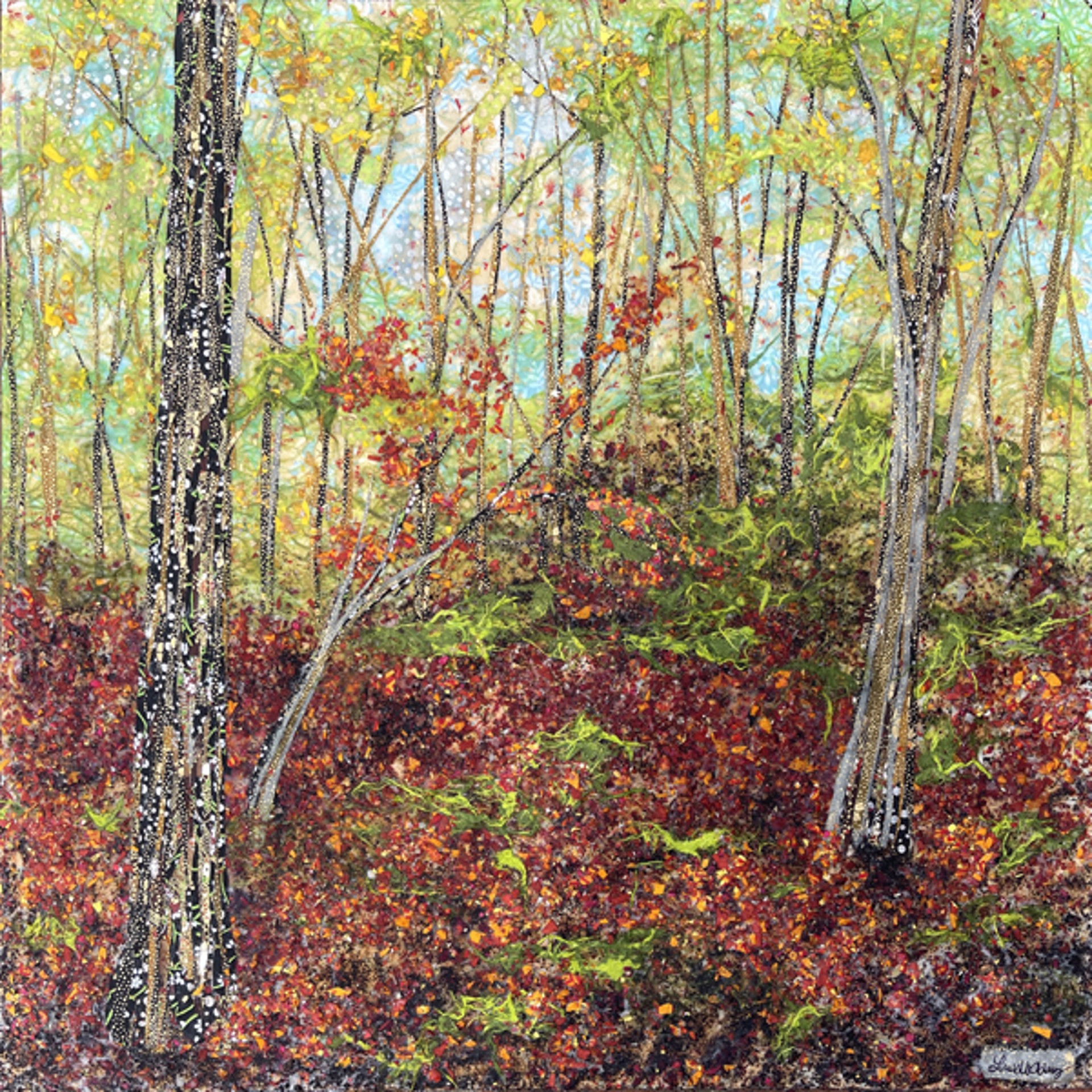 Turkey Trot Forest- sold! by Laura Adams