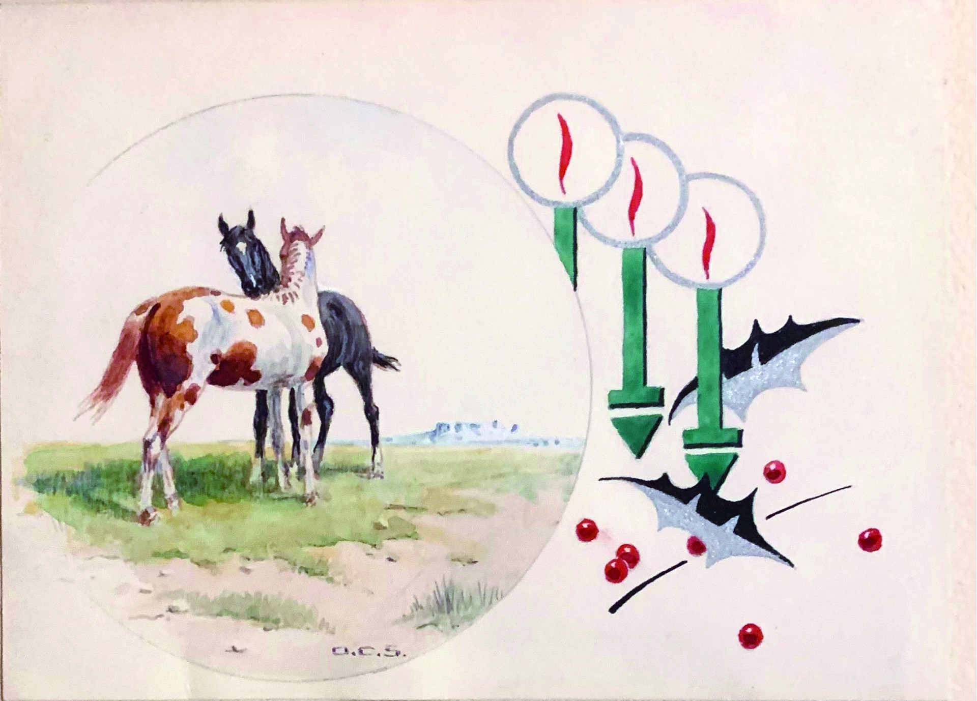 Holiday Ponies by Olaf Carl Seltzer