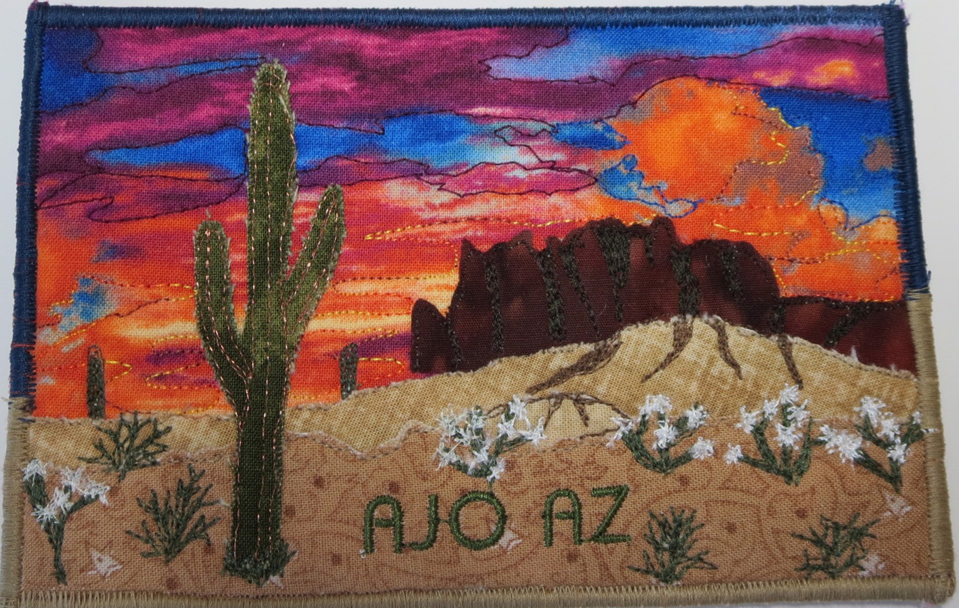 Desert Butte@ Sunset by Cheryl Langer