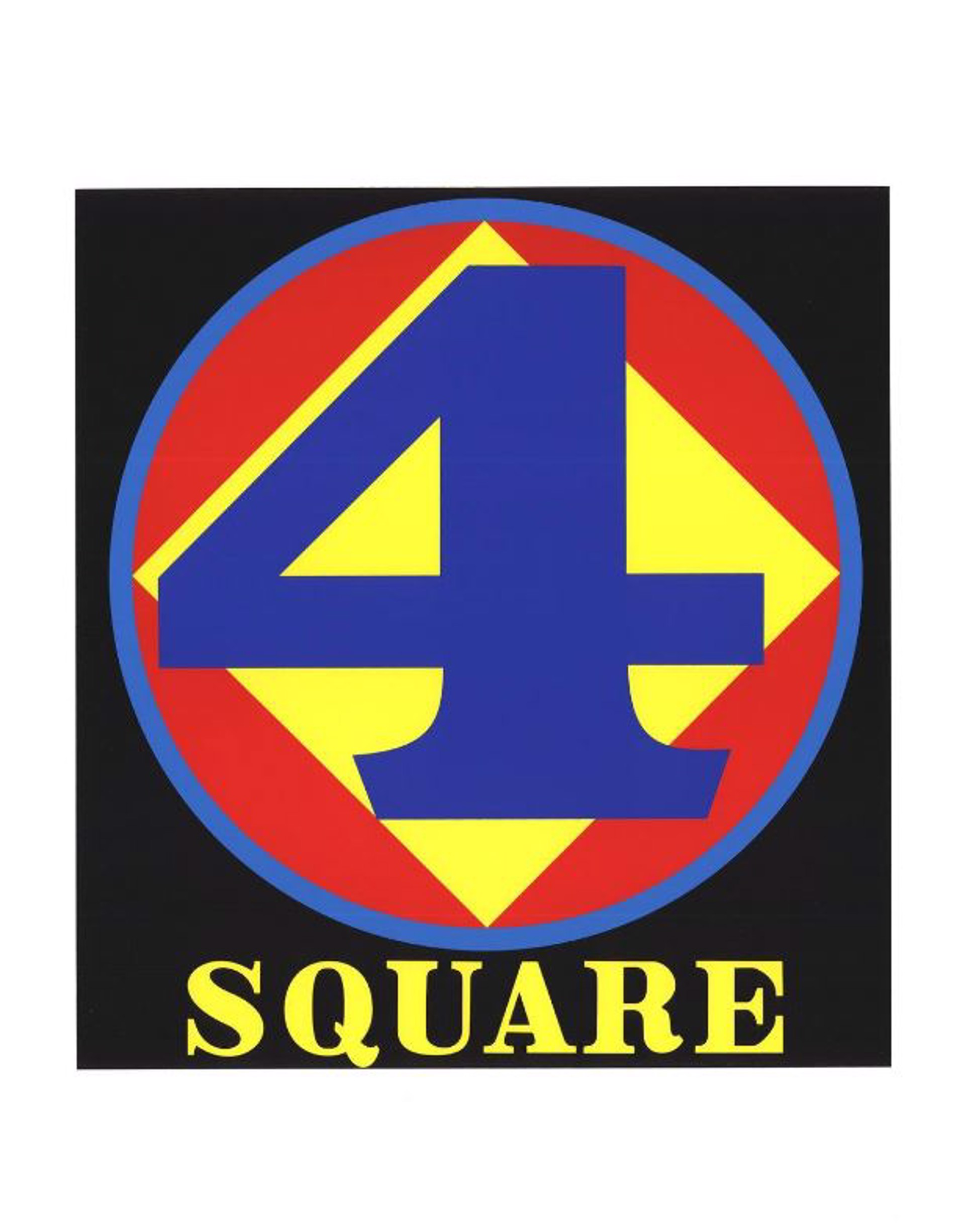 4 Square from The American Dream Portfolio by Robert Indiana