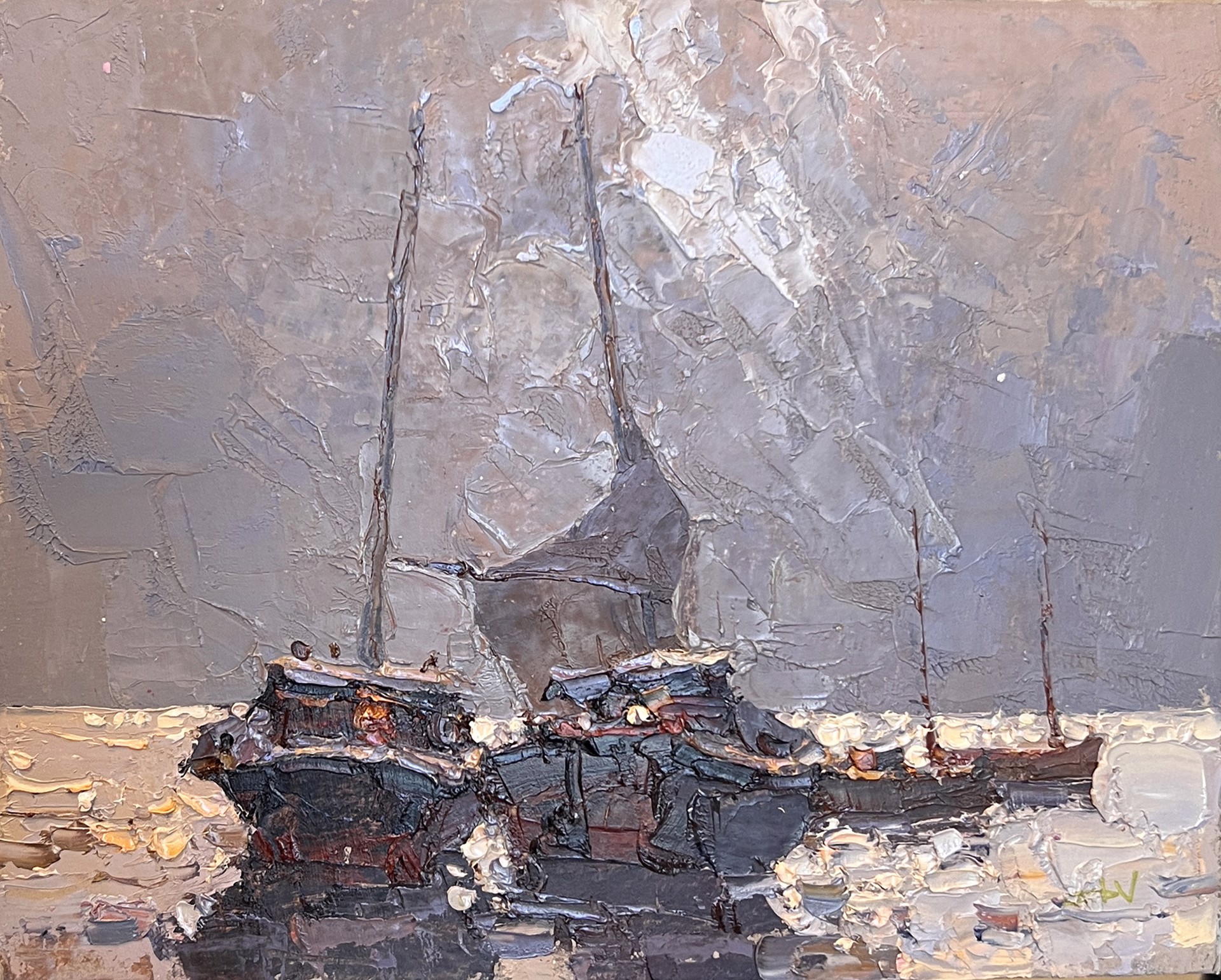 Sailboats by Daniil Volkov