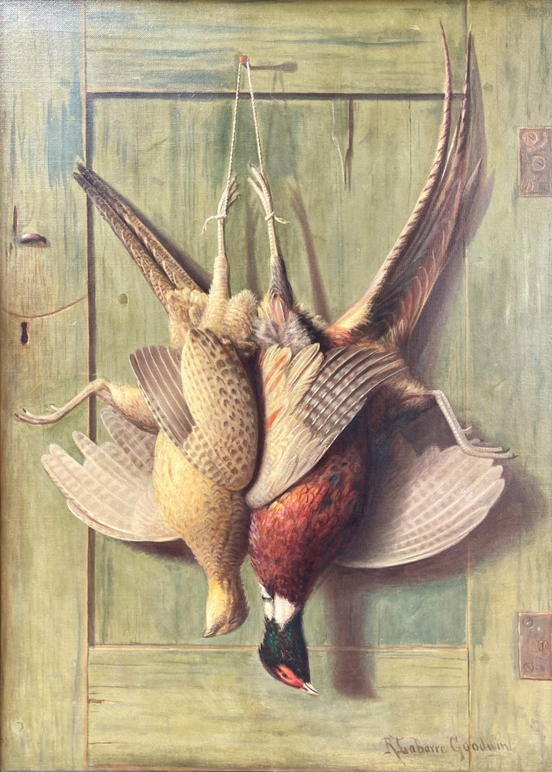 Hanging Pheasants by Richard LaBarre Goodwin