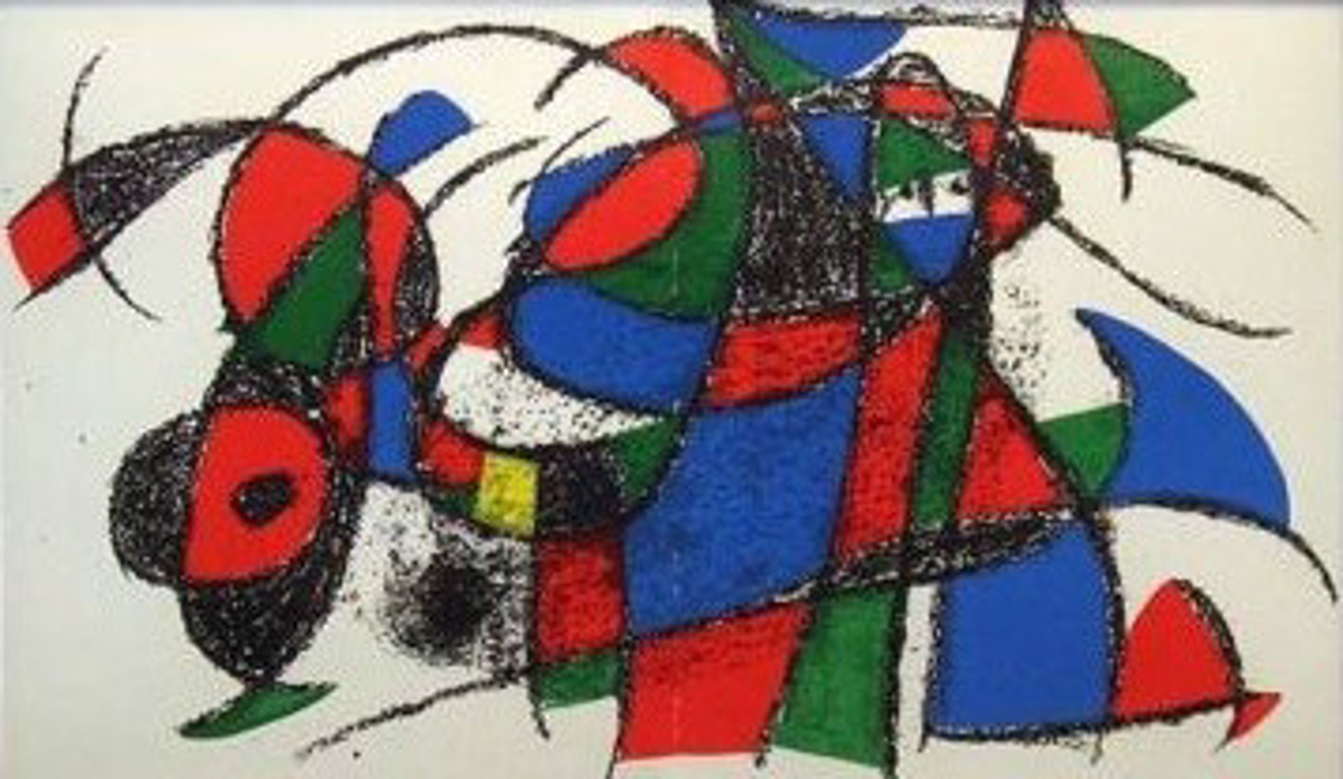 Miro Lithographs Volume II Plate V by Joan Miro (1893 - 1983)