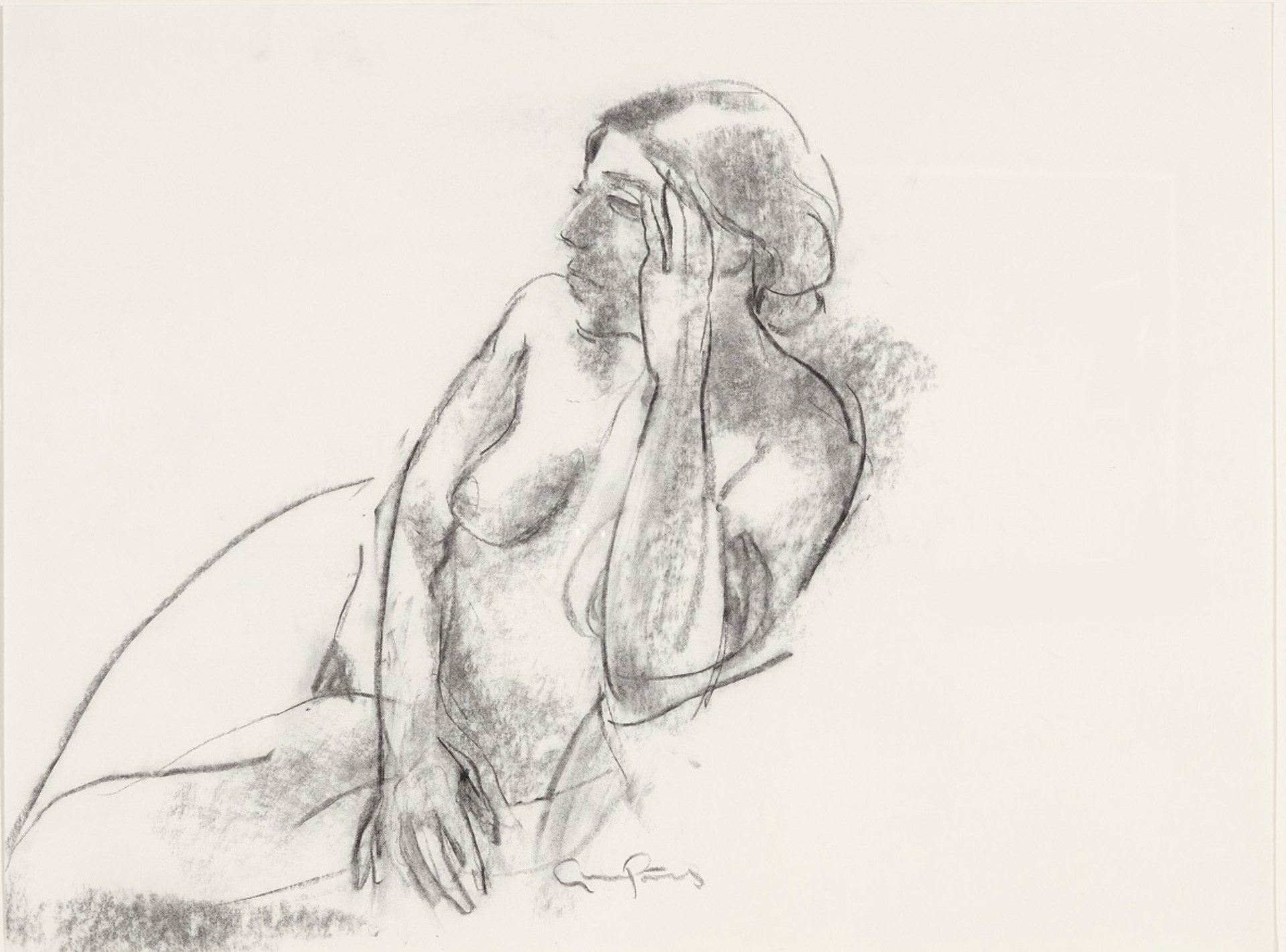 Figure in Quiet Repose by Andrew Portwood