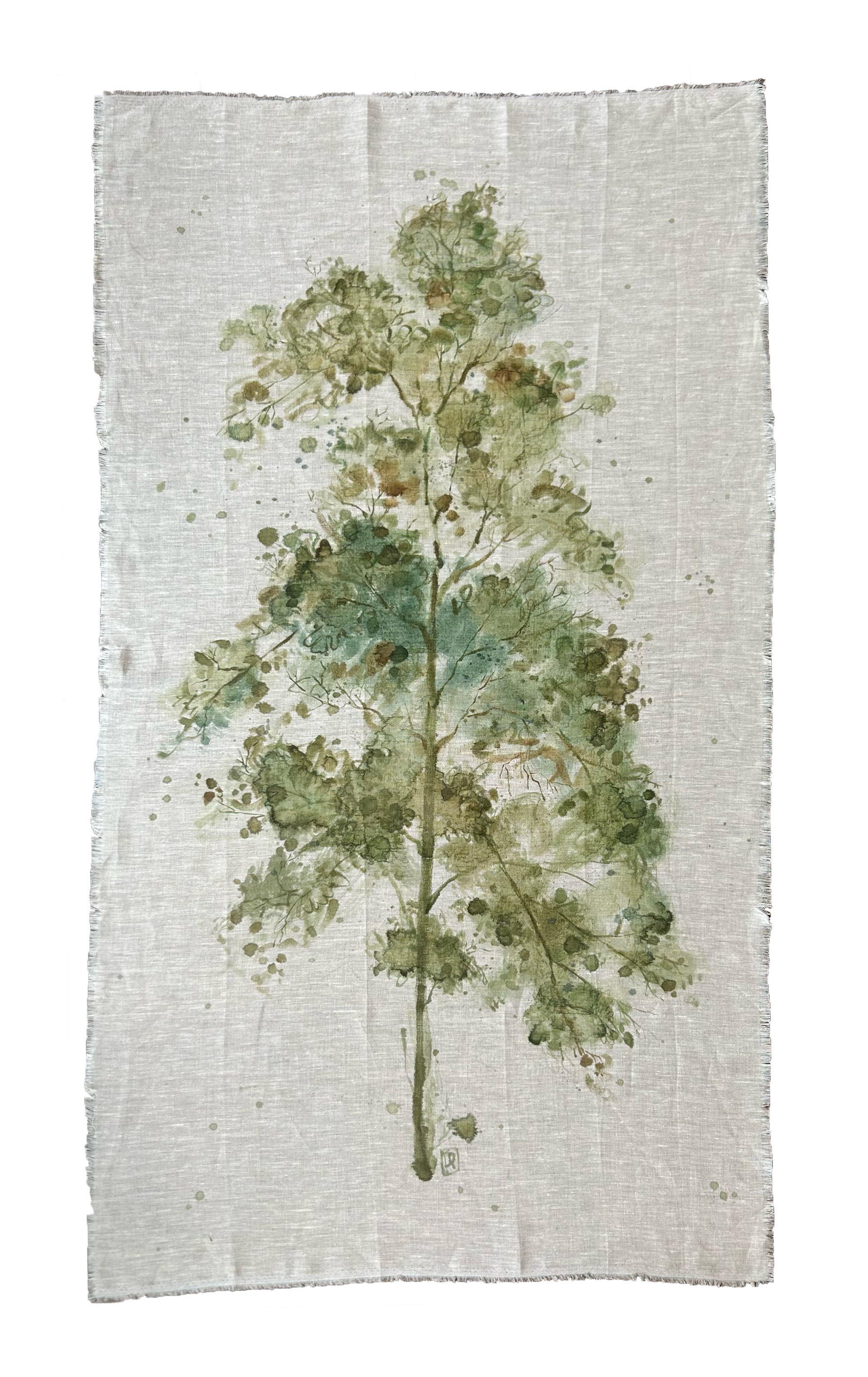 Linen Tree I by Laura Roebuck