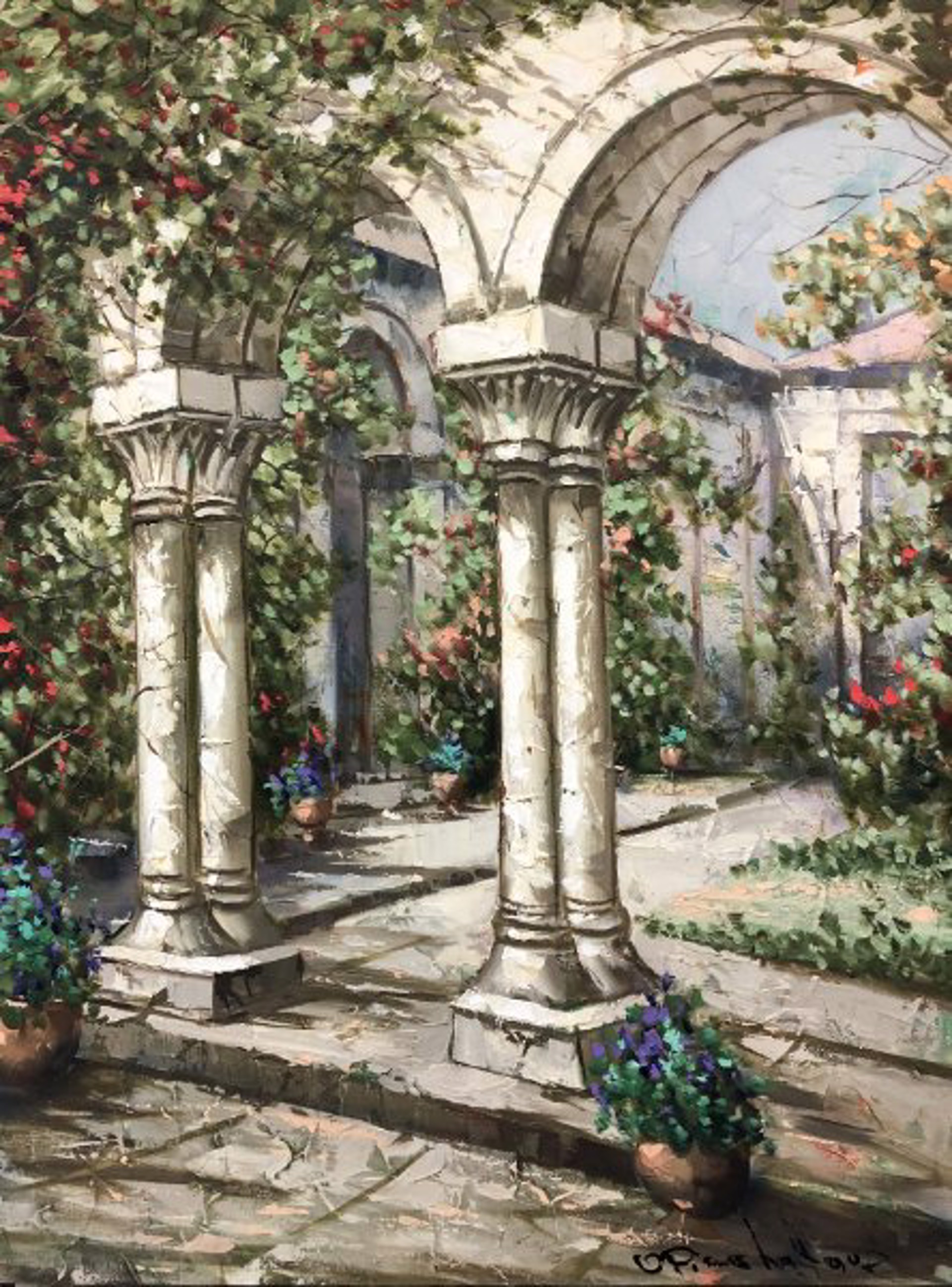 Peristyle Garden by Pierre Latour