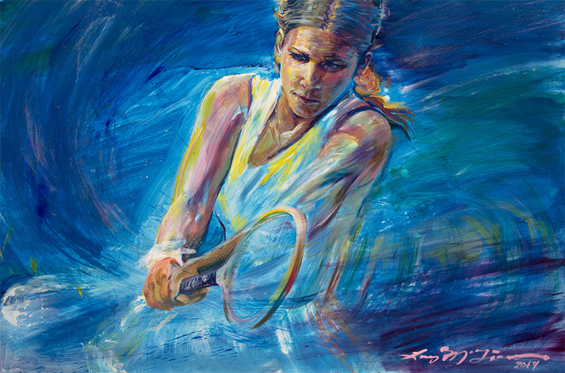 Chris Evert - 2019 by Lucy McTier