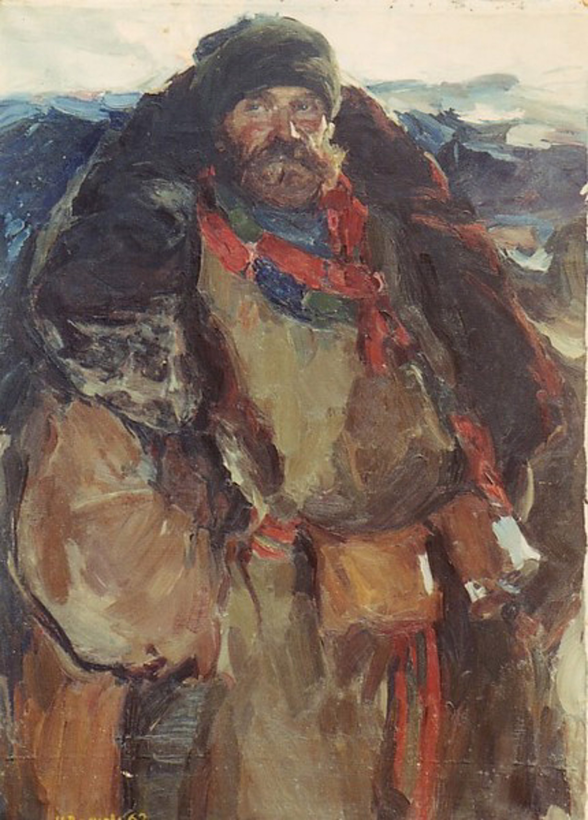 Cossack Man by Nina Volkova