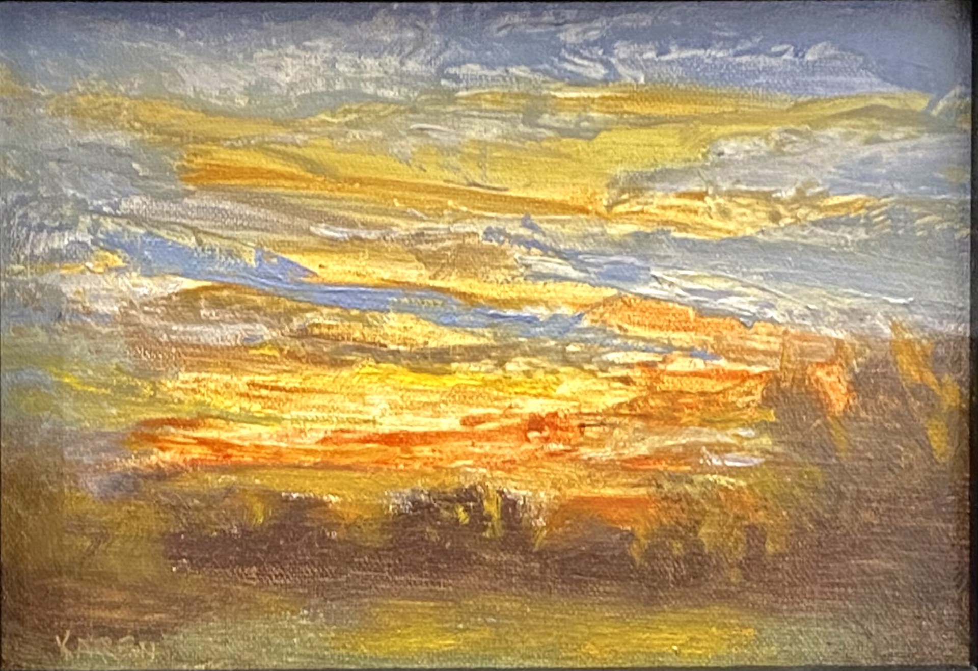 Golden Sunset by Karen Bennett