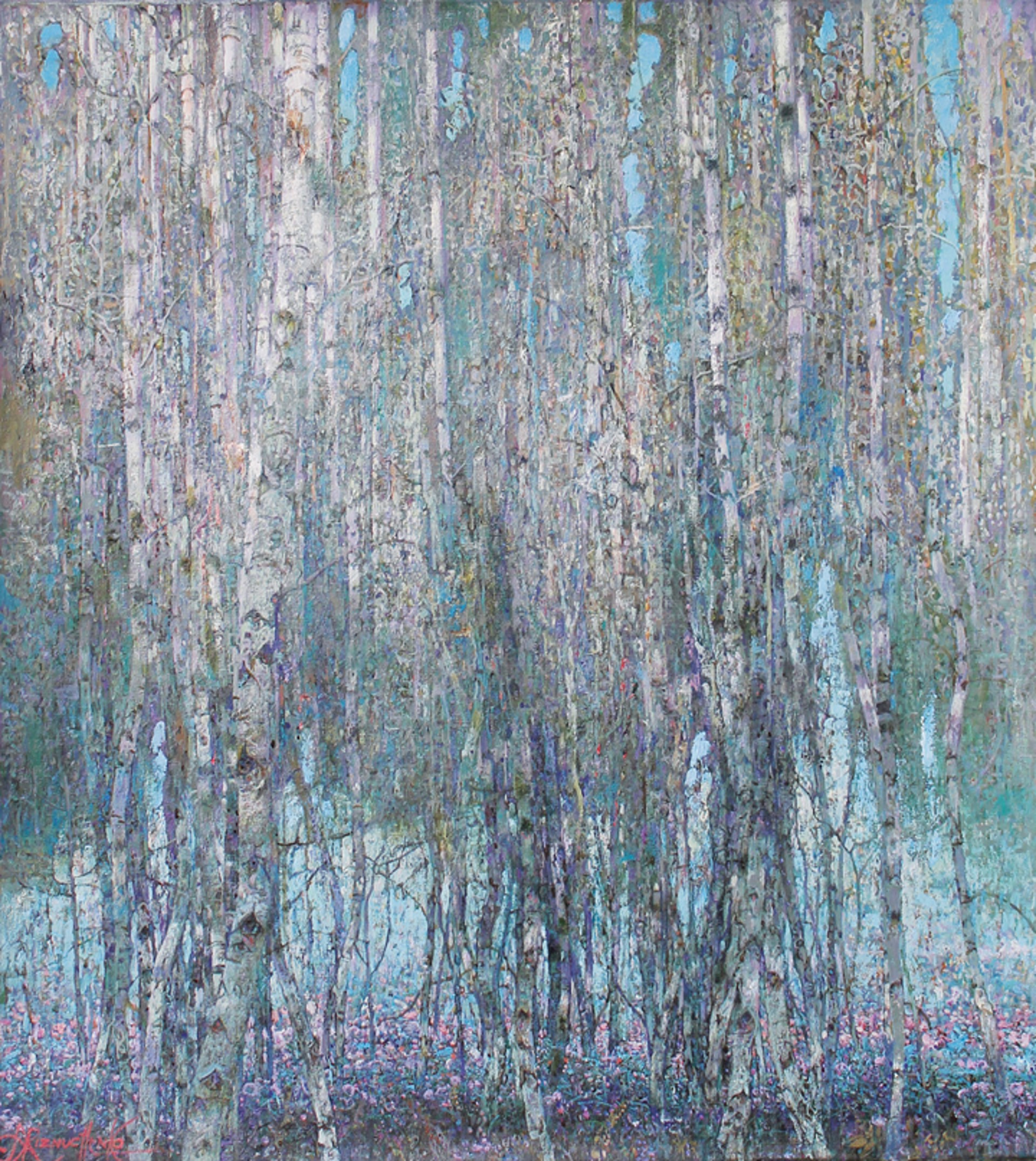 Violet Forest by Aleksandr Reznichenko