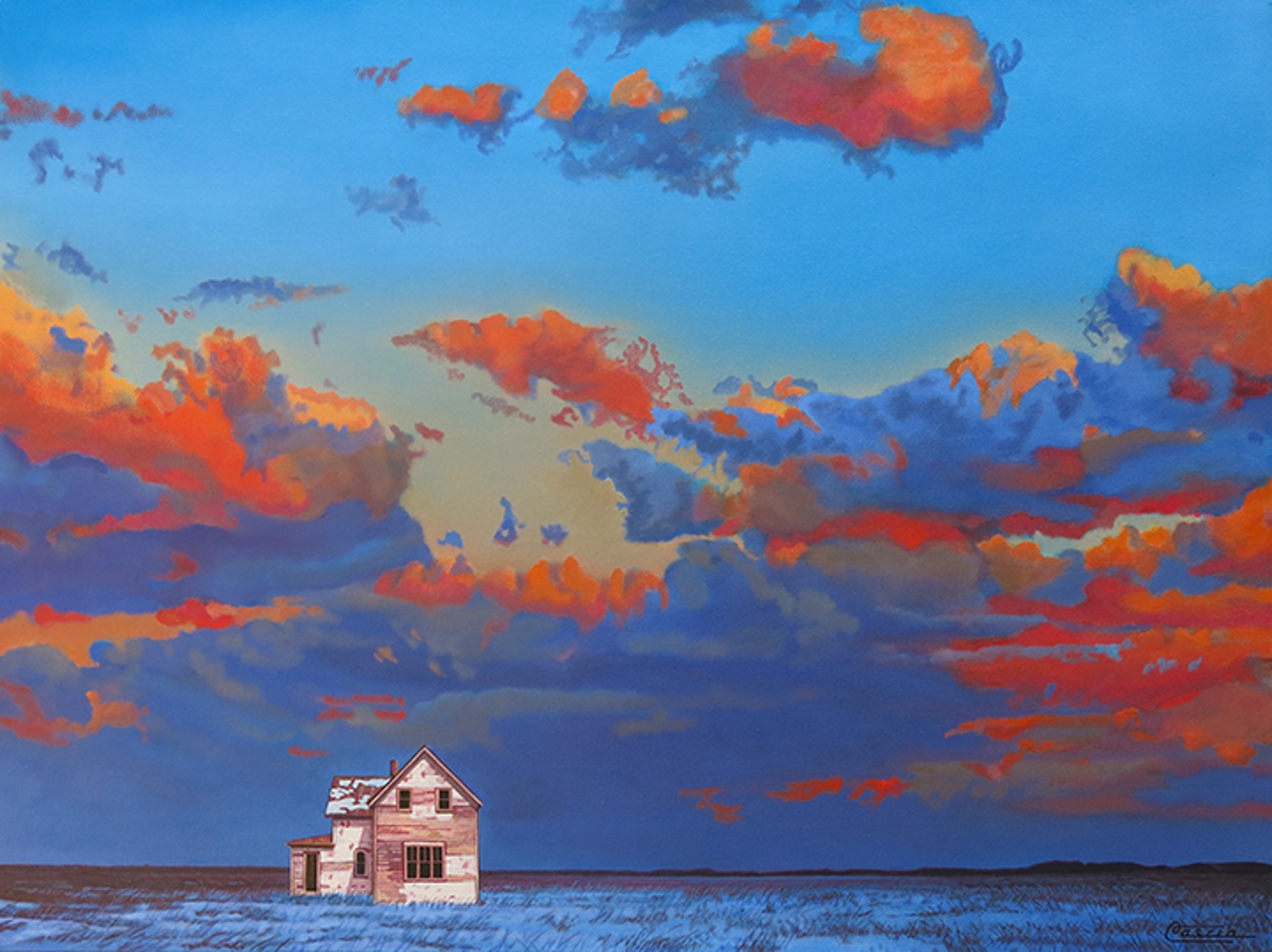 Blue Sunset by Bruce Cascia