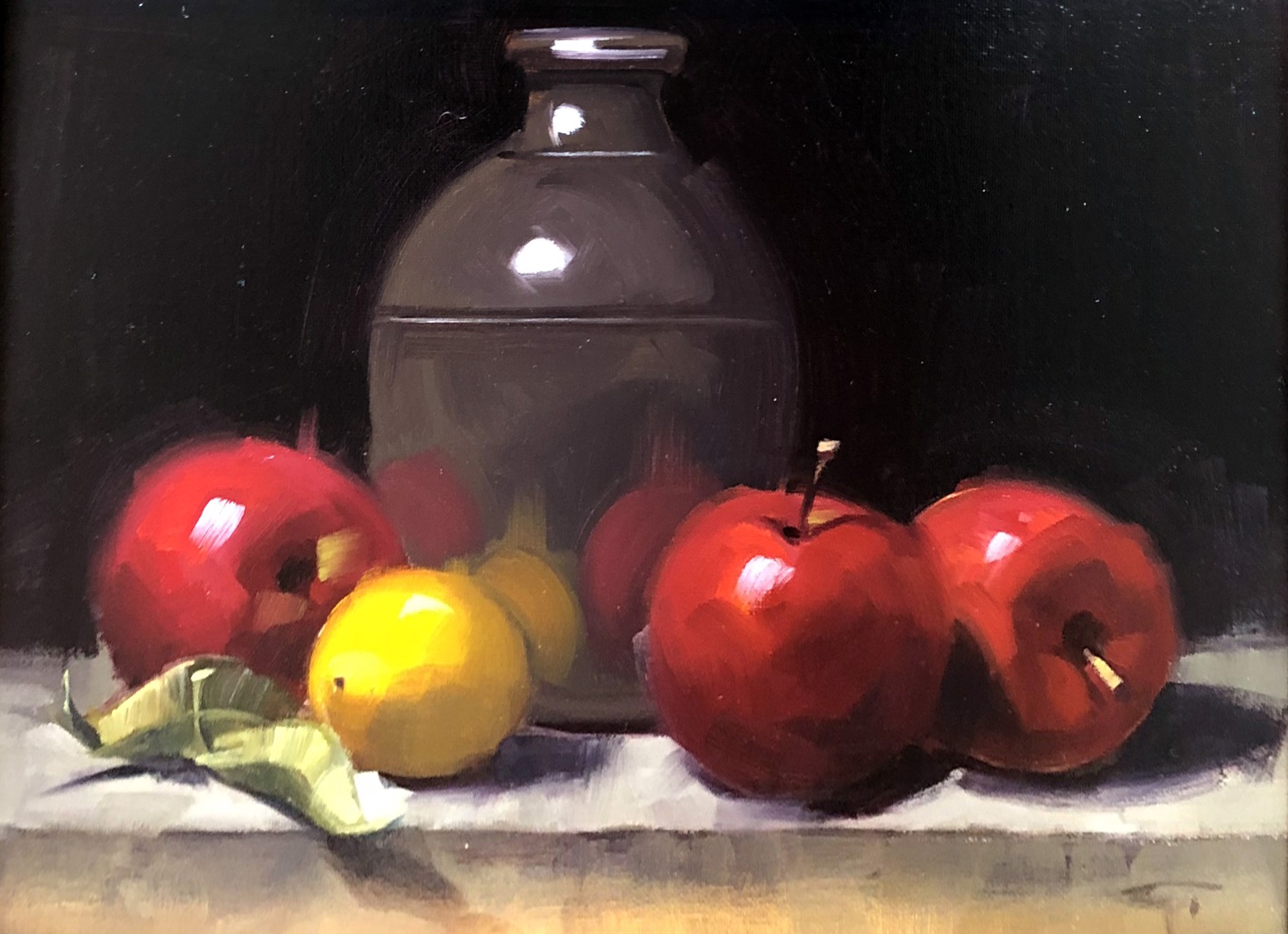Red Apples and Jug by Gerald Griffin