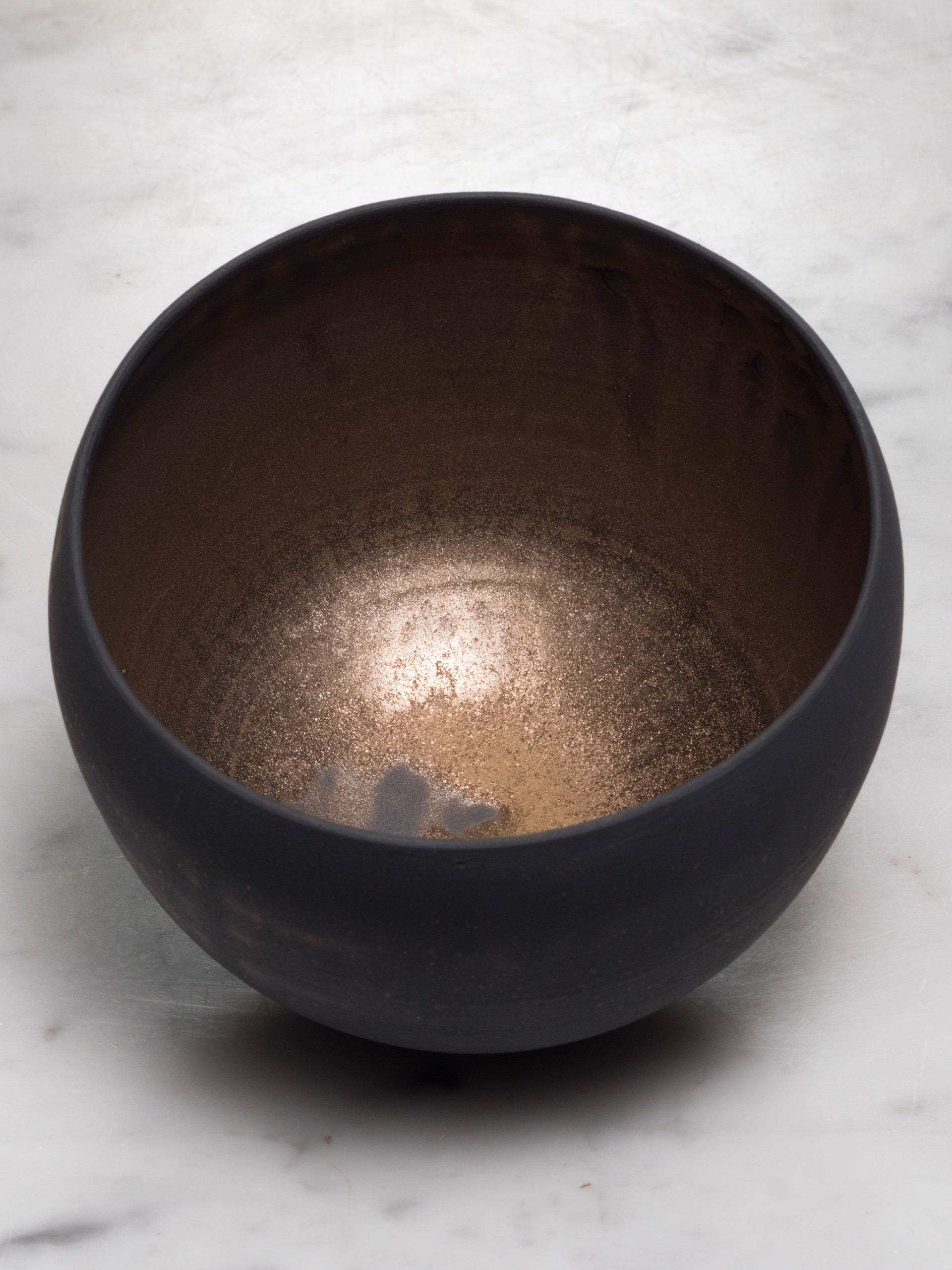 Scorched Bronze Bowl by Franny Owen