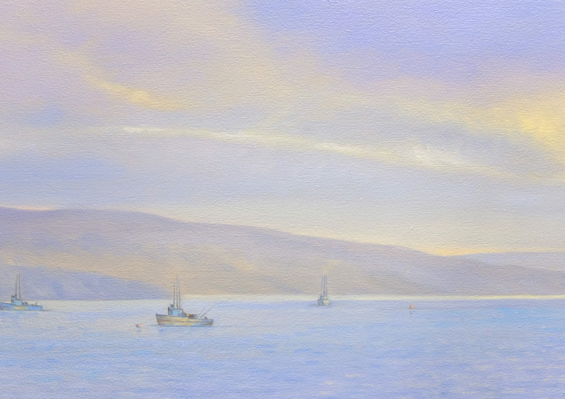 Tomales Bay Evening by Willard Dixon