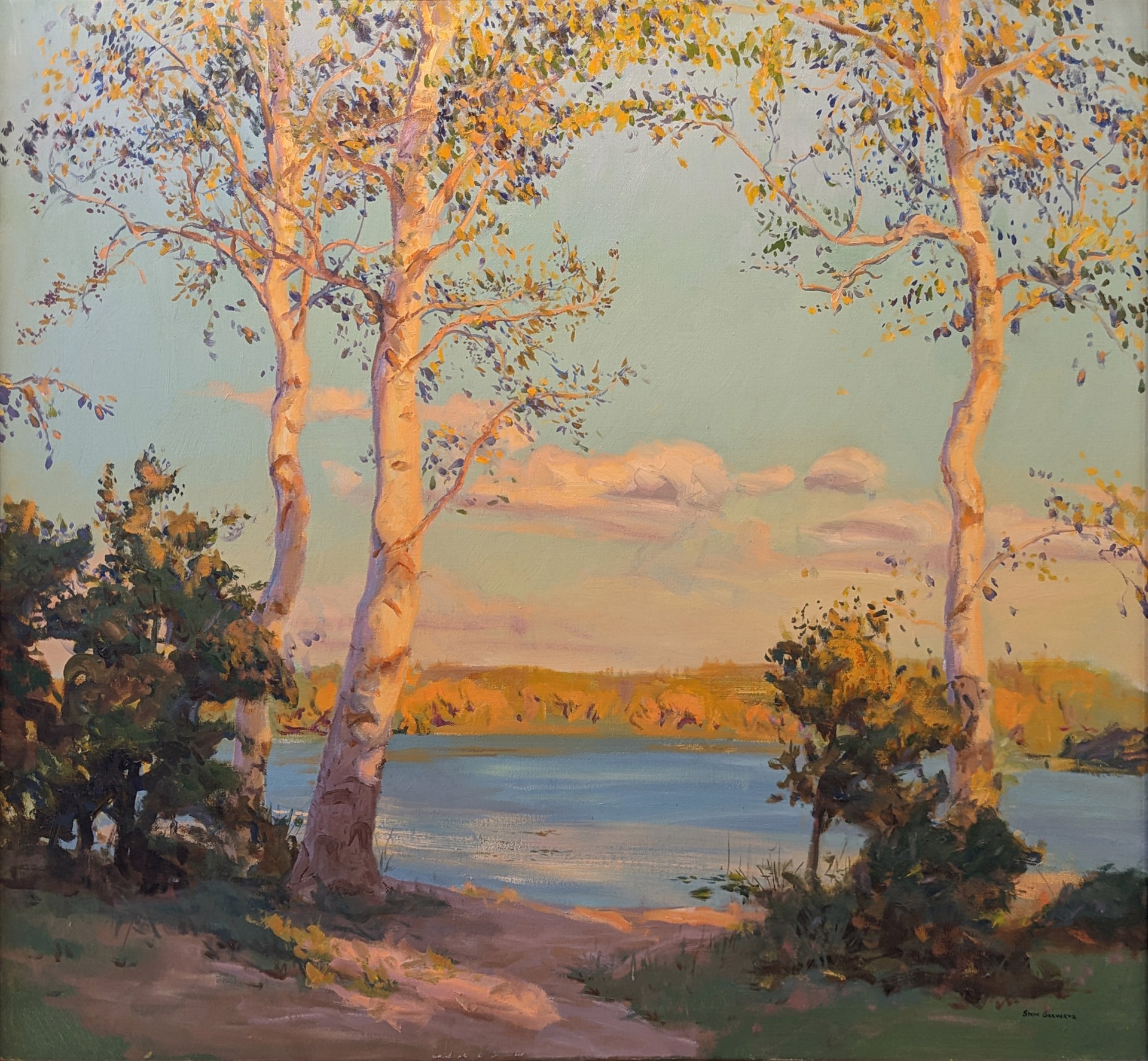 Sunset, Smith Lake by Steve Gerhartz