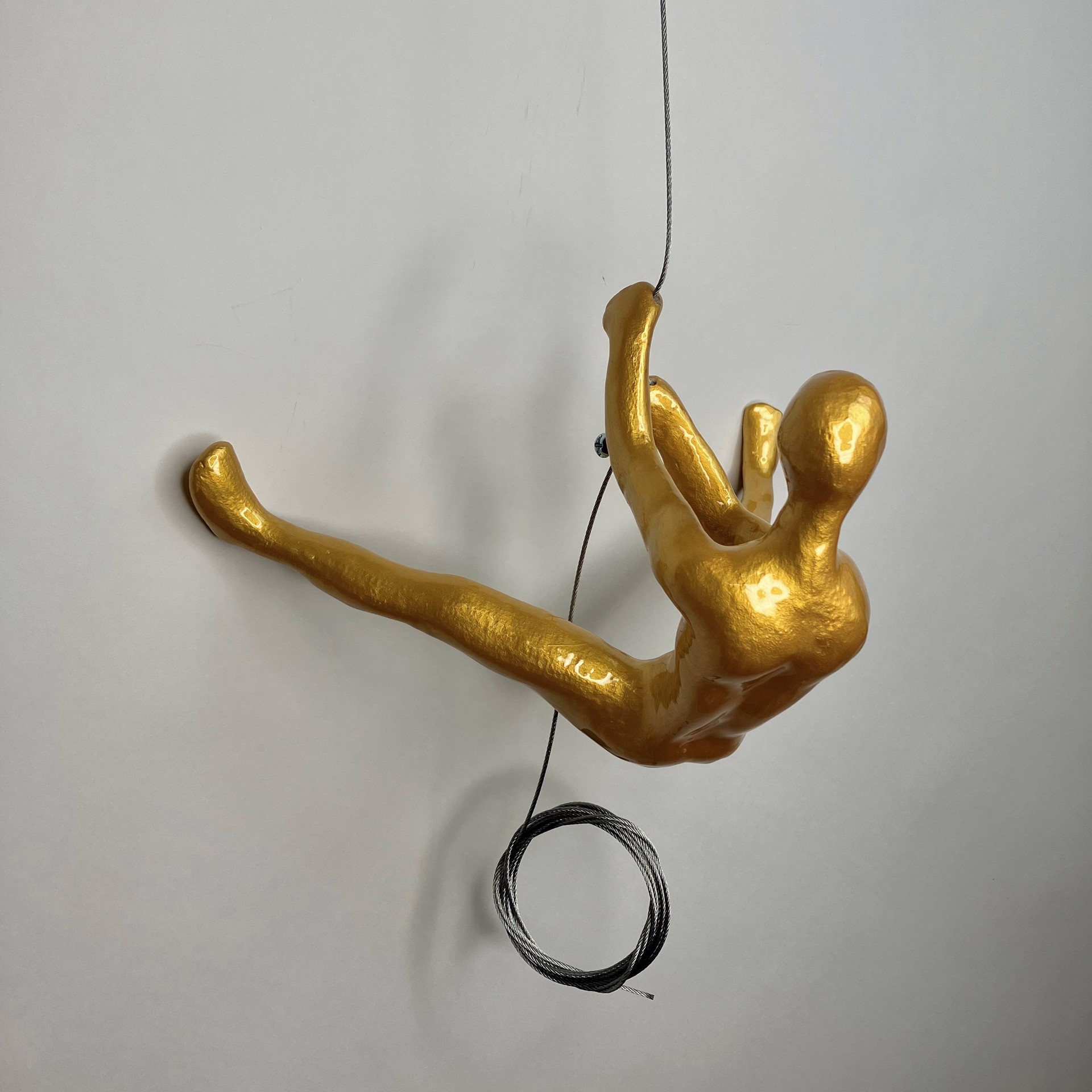Male Climber 17-Q ~ Position 17 in color Gold by Ancizar Marin