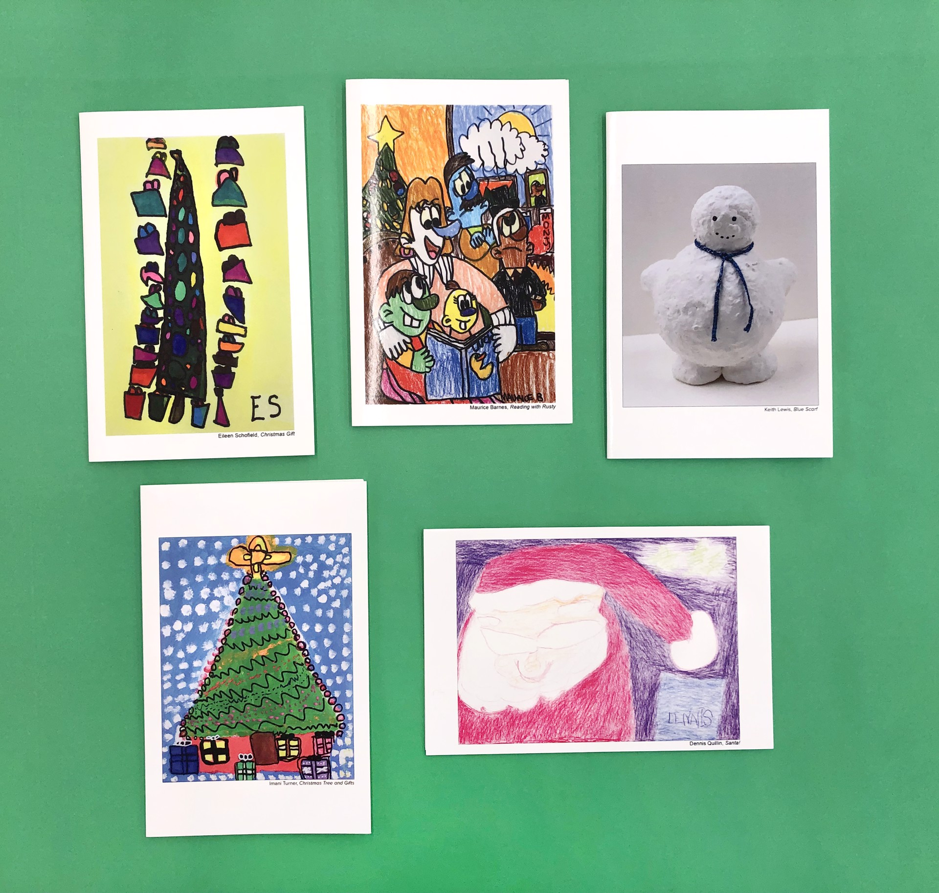 "Deck the Halls" 5 card pack by Art Enables Merchandise