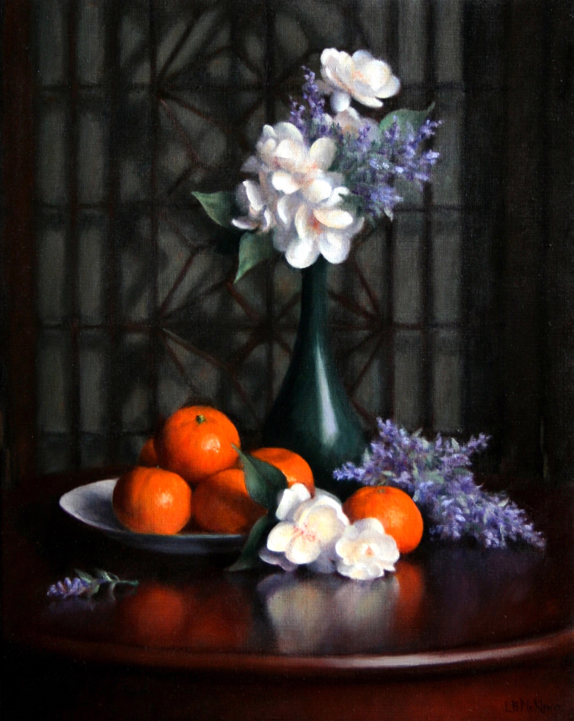 Lynne Mehlman "Mandarin Mood" by Oil Painters of America