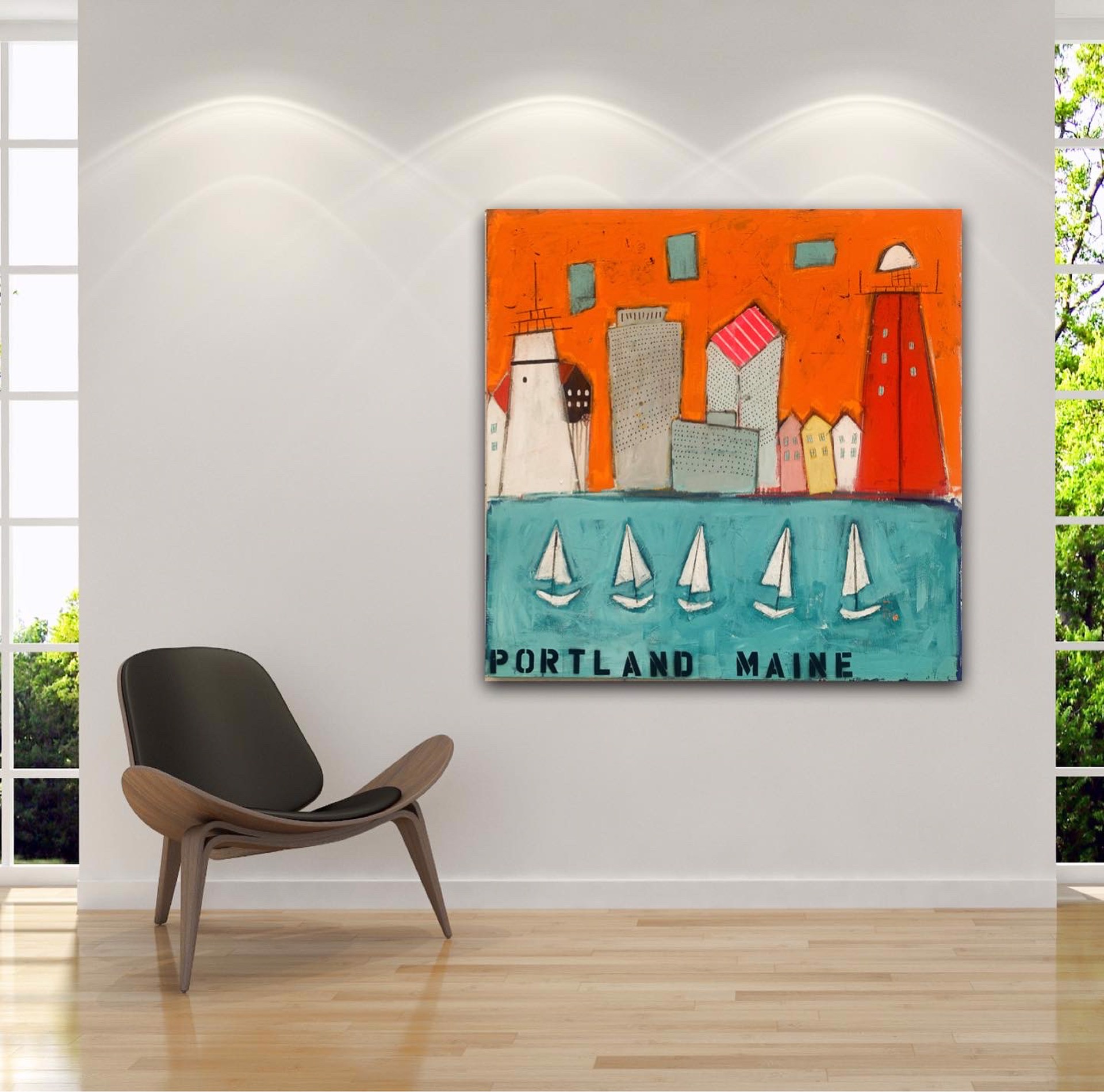 Portland Maine by Rick Hamilton Portland Art Gallery