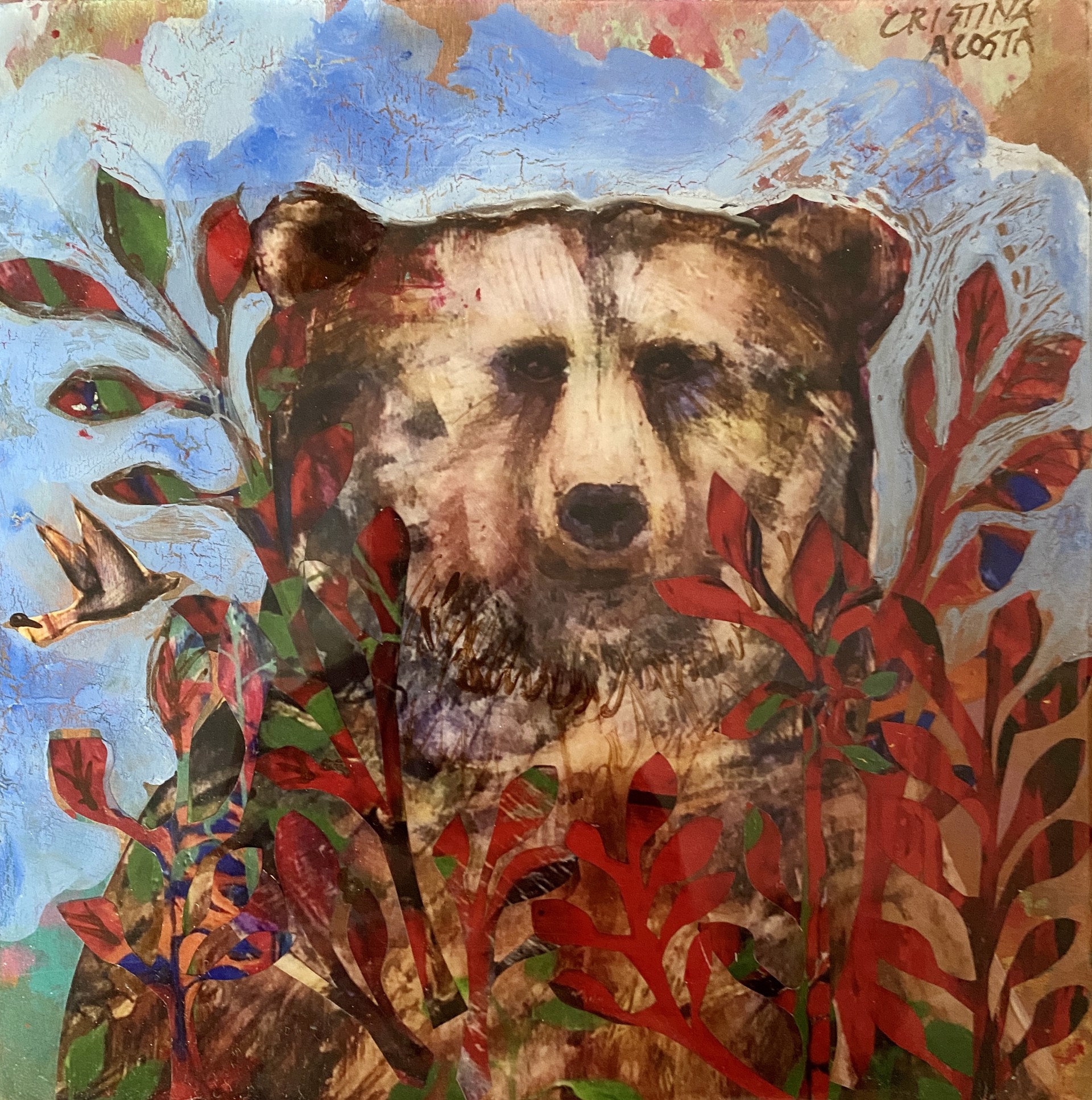 Blue Sky Bear by Cristina Acosta