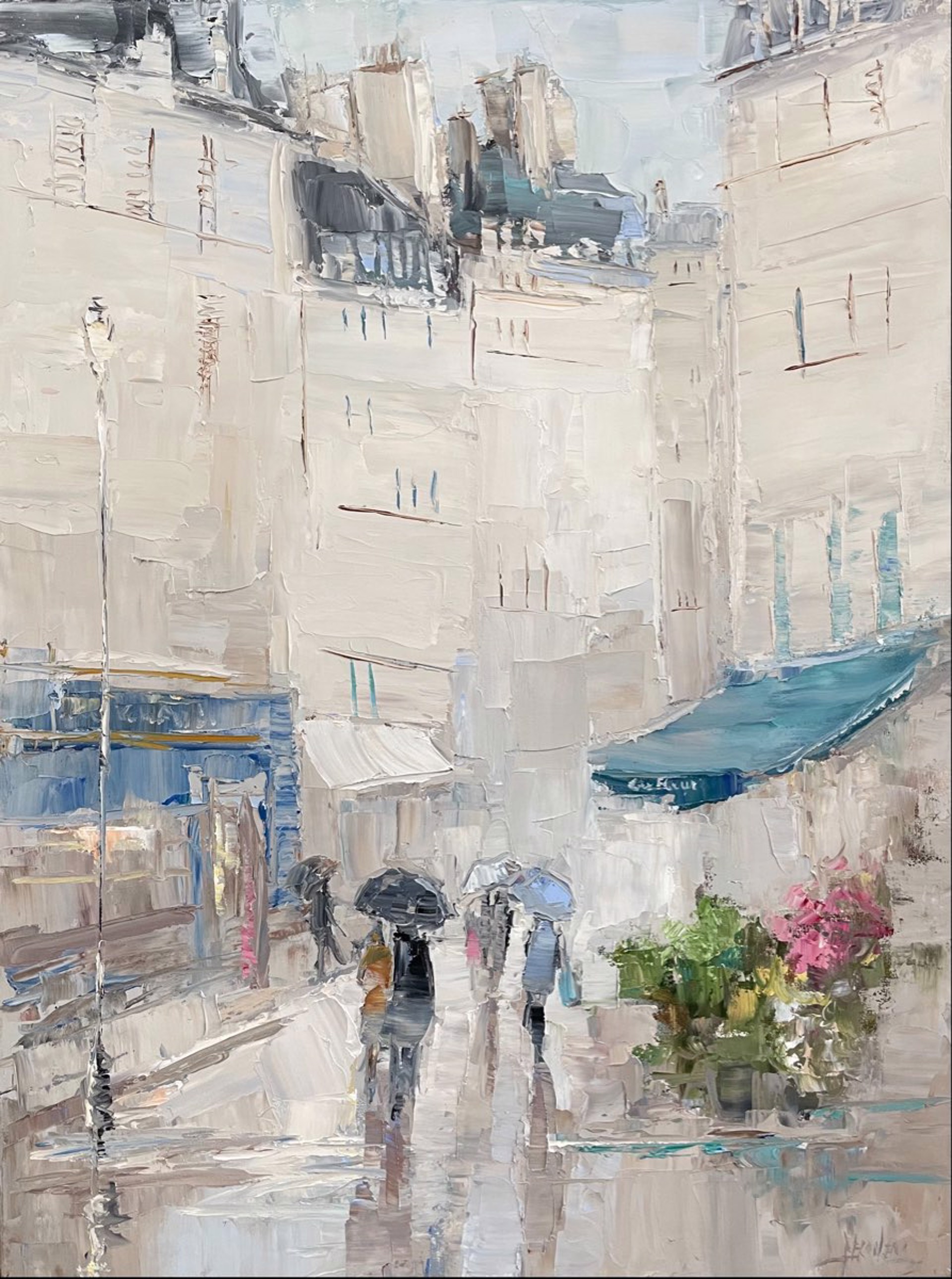 Rainy Day, Paris {SOLD} by Barbara Flowers