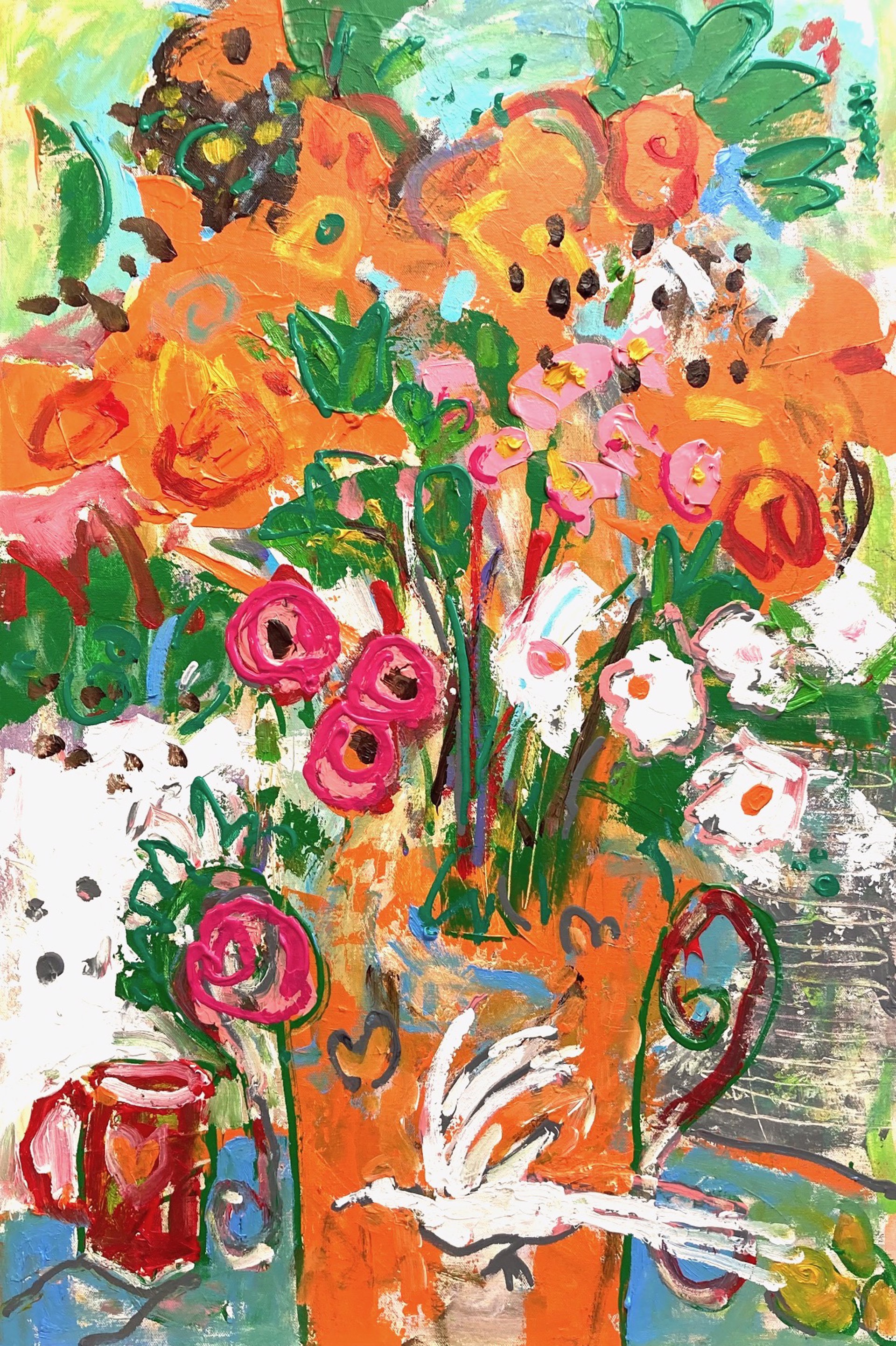 Orange Bouquet by Brad Smith