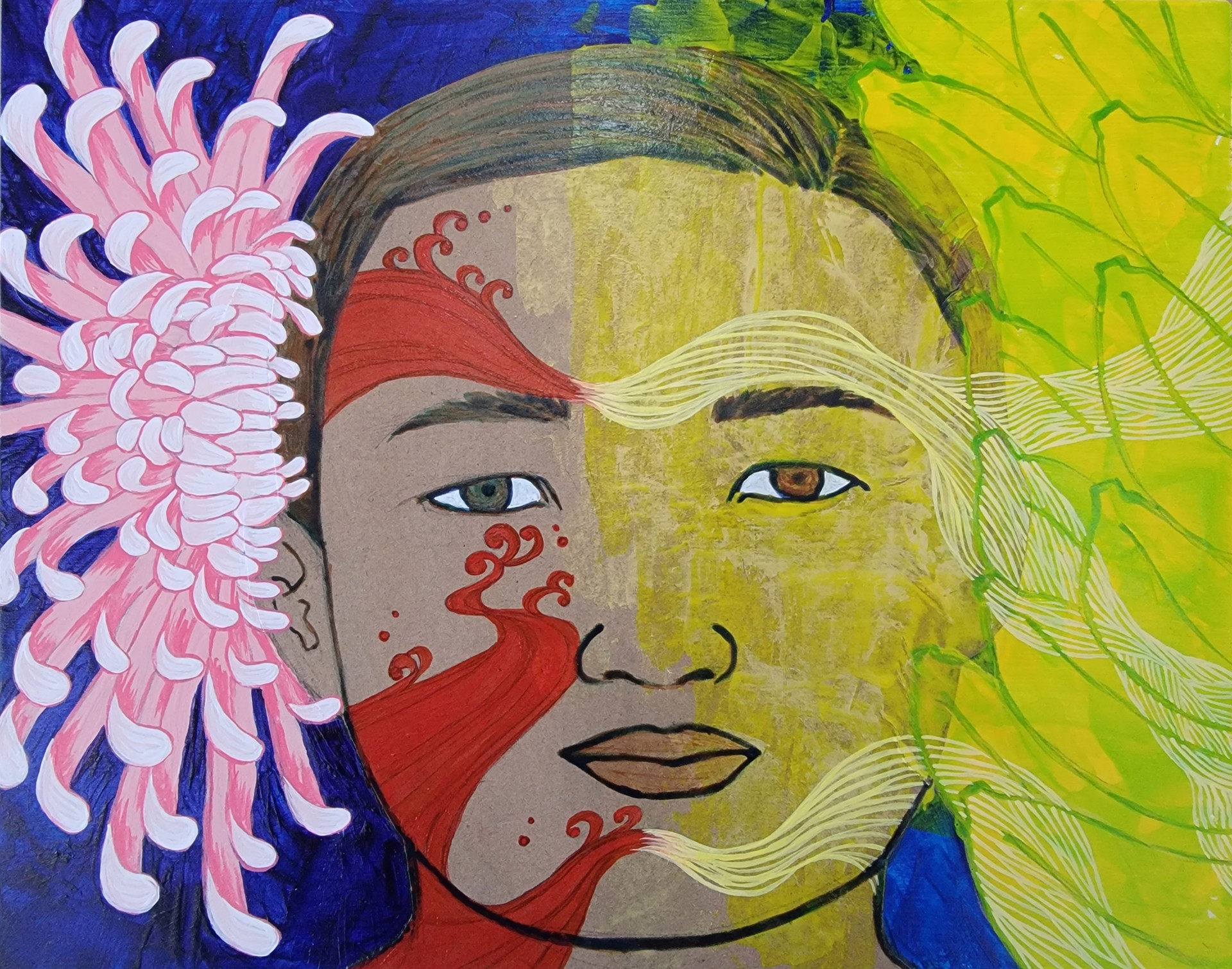 Crisântemo e Bananas (Chrysanthemum and Bananas) by Michelle Kumata