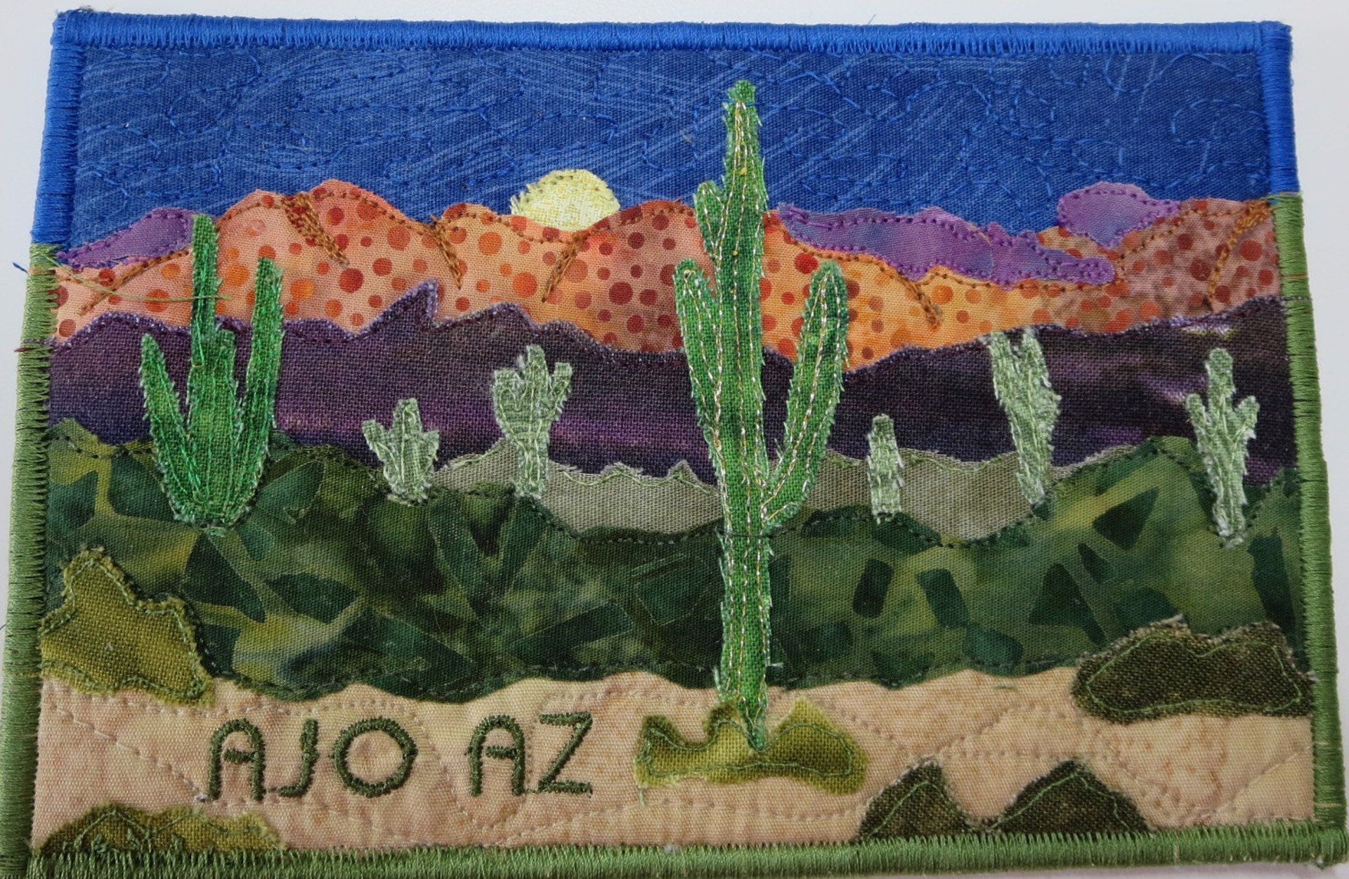 Cacti Sunset 2 by Cheryl Langer