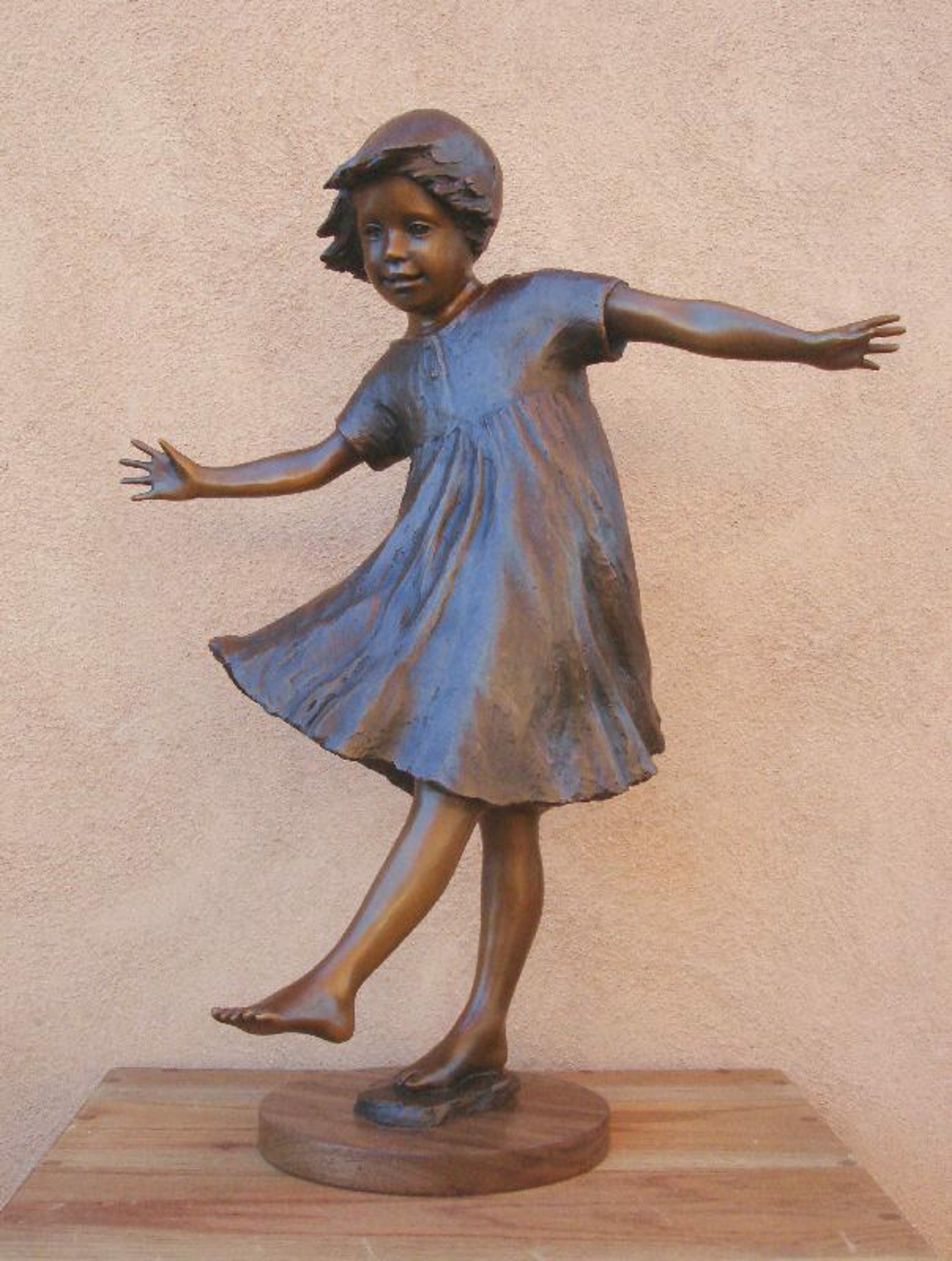 Happy Dancer (maquette) by L'Deane Trueblood (sculptor)
